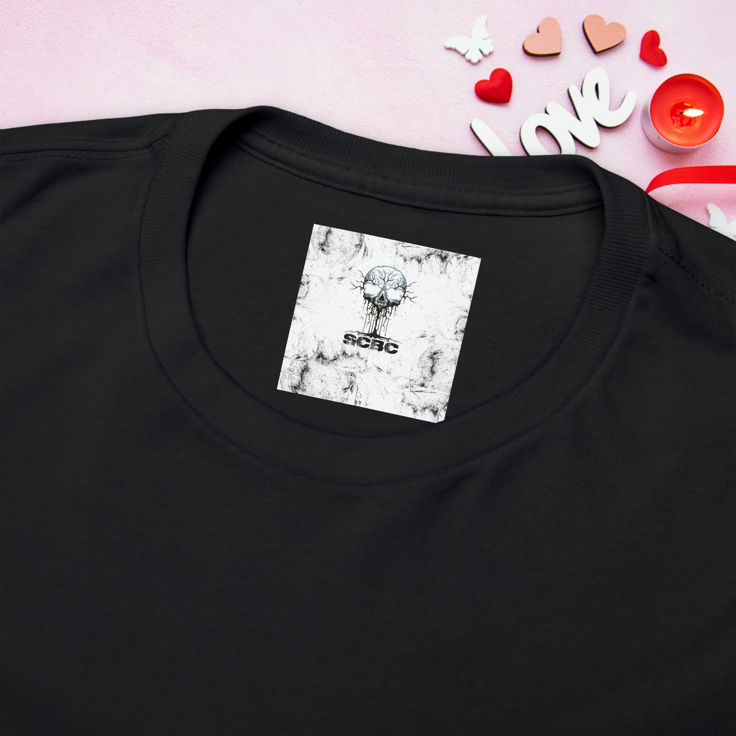 Unisex "Smiling Heart" SCBC Cotton Tee. Graphic T-Shirt, T-Shirt, Unique, Original Brand, Valentines Day, Heart, Valentines Day Gift