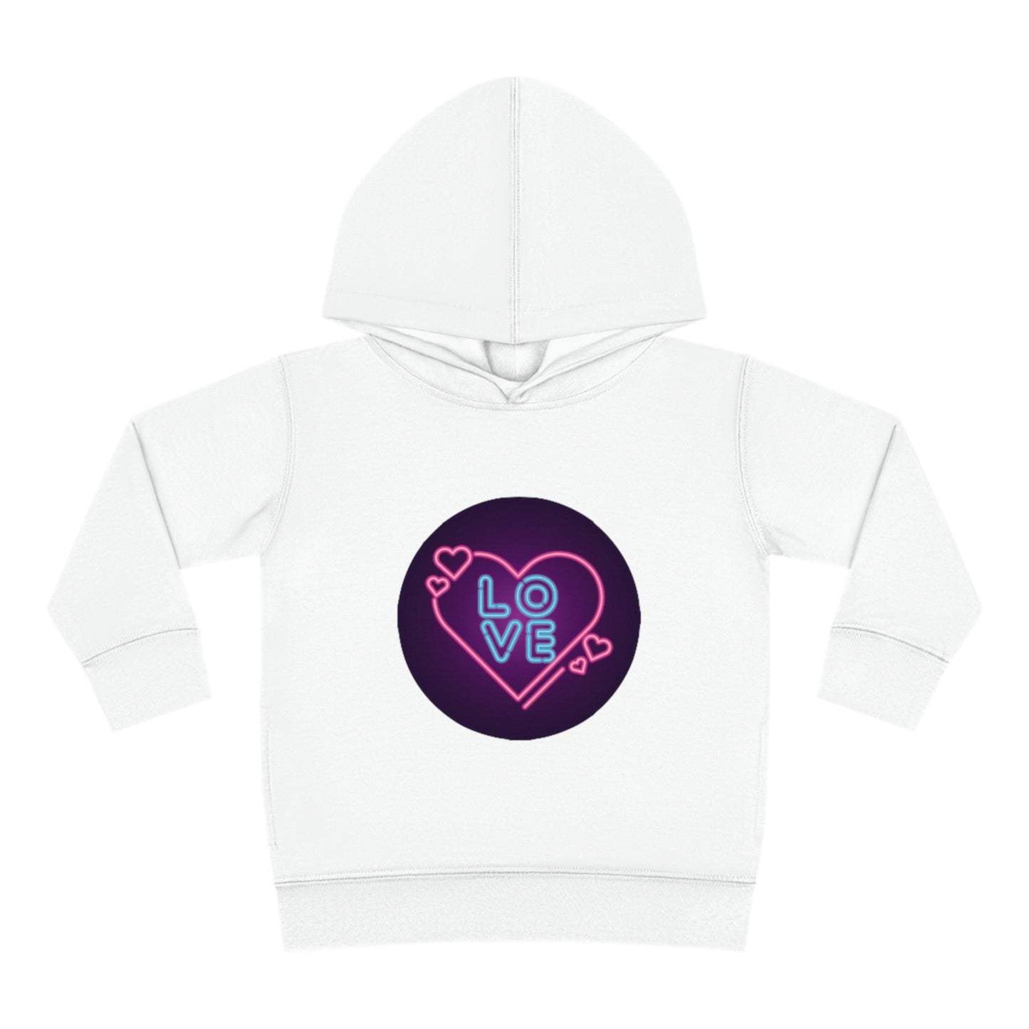 Toddler "Love Hearts" Pullover Fleece Hoodie. Hoodie.Kids Clothes. Valentines Day. School Clothes. Pastel Colors. Gift for Kids