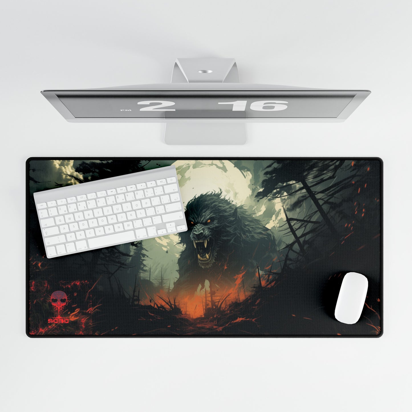 SCBC: "Grand Loup" Play Mat. Magic The Gathering. Flesh & Blood. Yugioh. Card Game. Pokemon. Cards. Fun. Play Mat. Birthday Gift. Gift For Nerds.