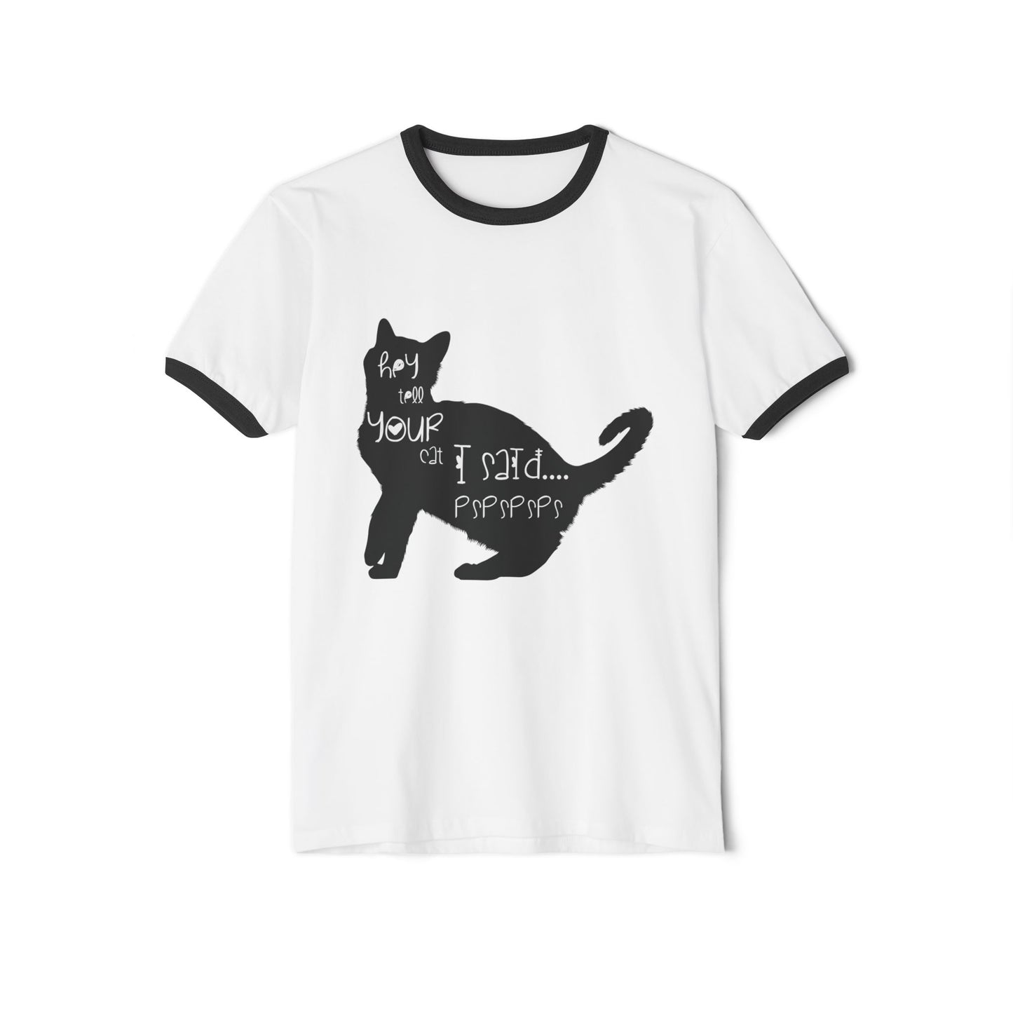 Cat Fan Ringer T-Shirt