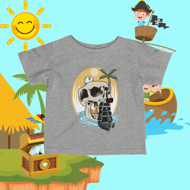 SCBC "Pirate Island" Infant Fine Jersey Tee. Baby Clothes, Infant, Baby Shirt, Baby Accessories, Pirate Shirt, Toddler Clothes, Kids Clothes