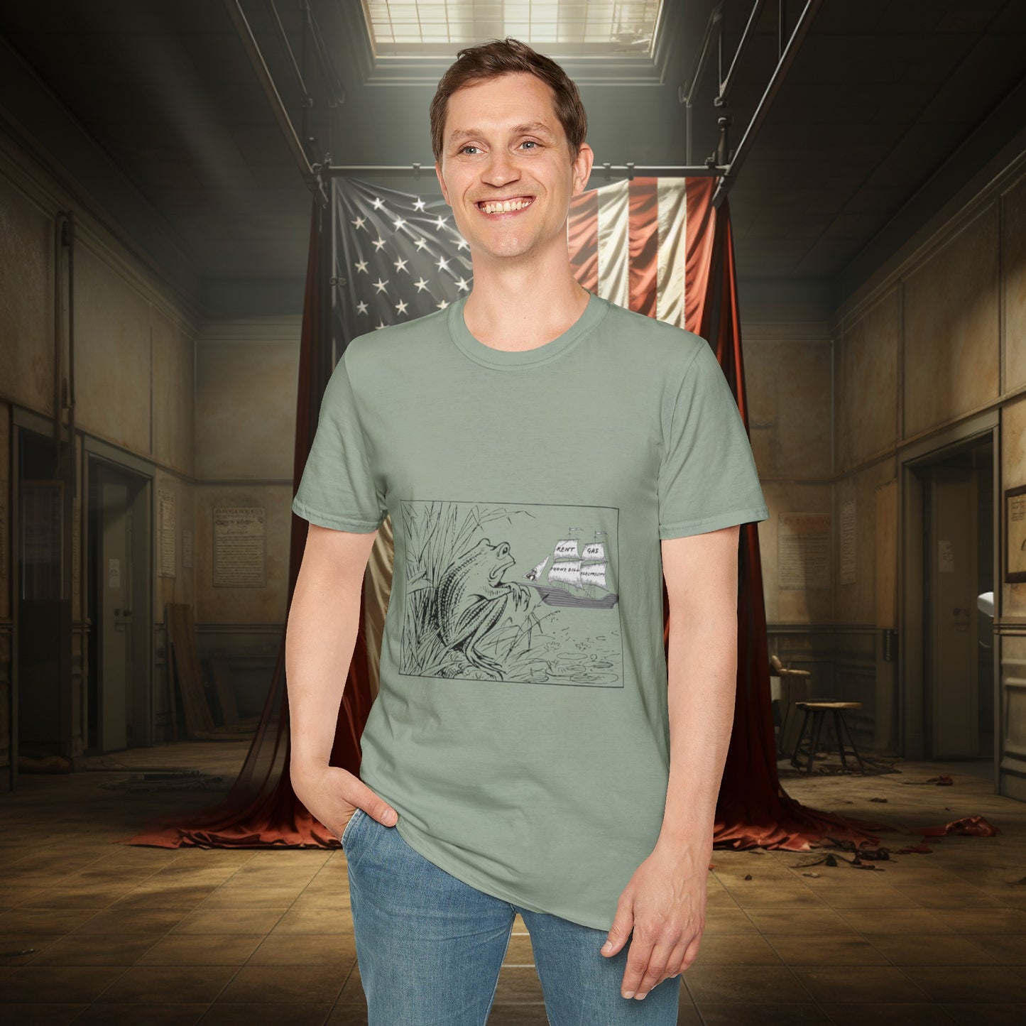 Unisex SCBC "Citizen" Cotton Ringer T-Shirt. Graphic T-Shirt, Streetwear, Branded T-Shirt, Original Design, Unisex, Adulting, Funny Shirt.