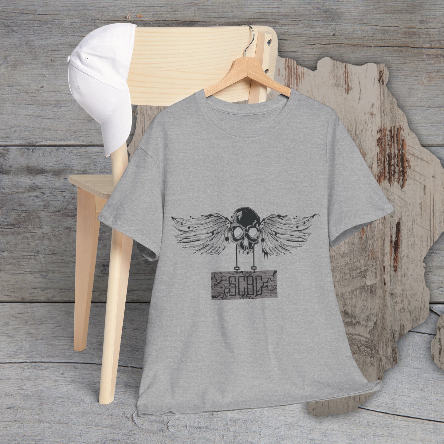 Unisex "Bone Drone" Heavy Cotton Tee. Graphic T-Shirt, Streetwear, Branded T-Shirt, Original Design, Unisex T-Shirt, Birthday Gift.