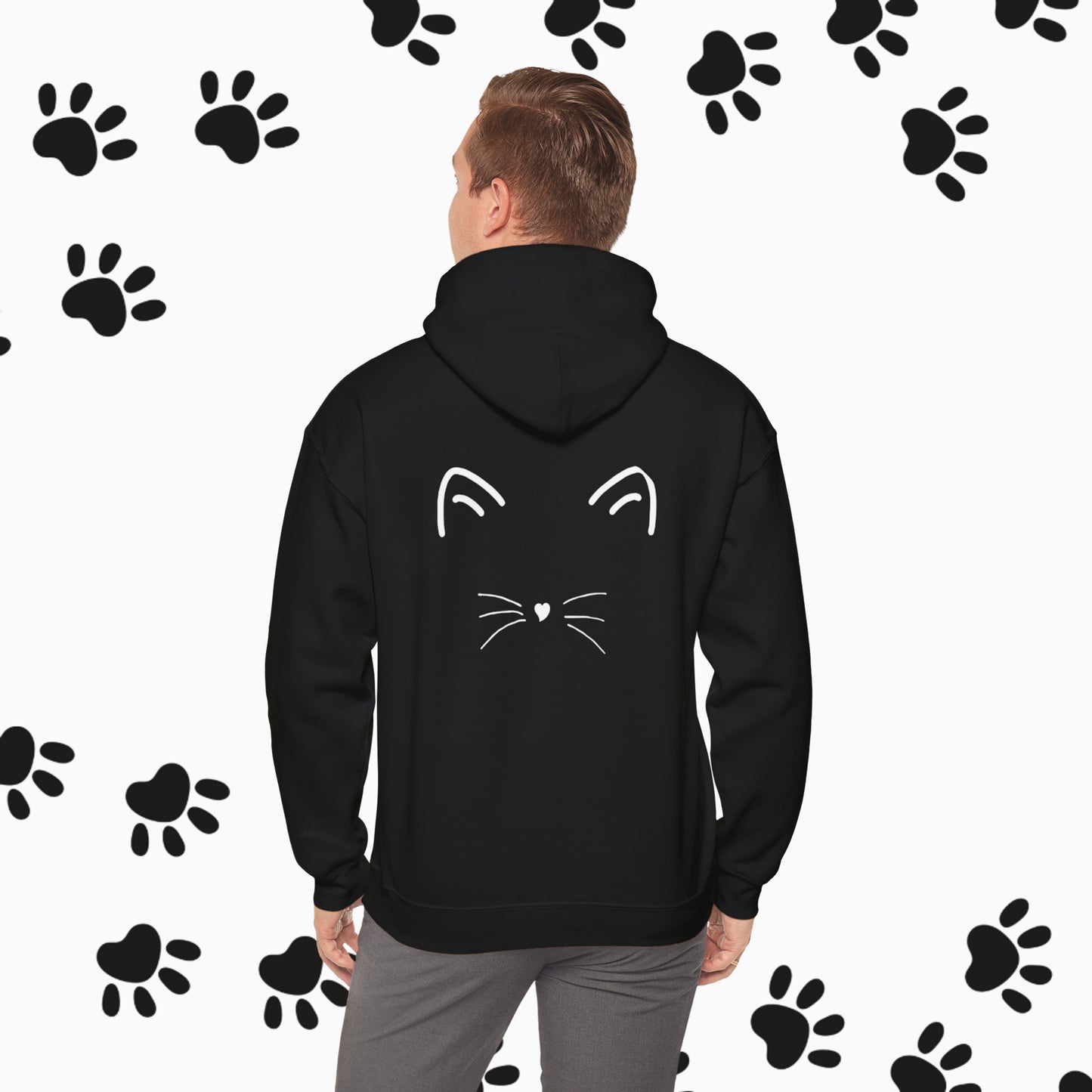 Unisex "Cat Definition" Heavy Blend™ Hooded Sweatshirt. Hoodie. Hooded Sweatshirt. Sweater. Streetwear. Cat Lover. Cat Dad. Animal Lover.