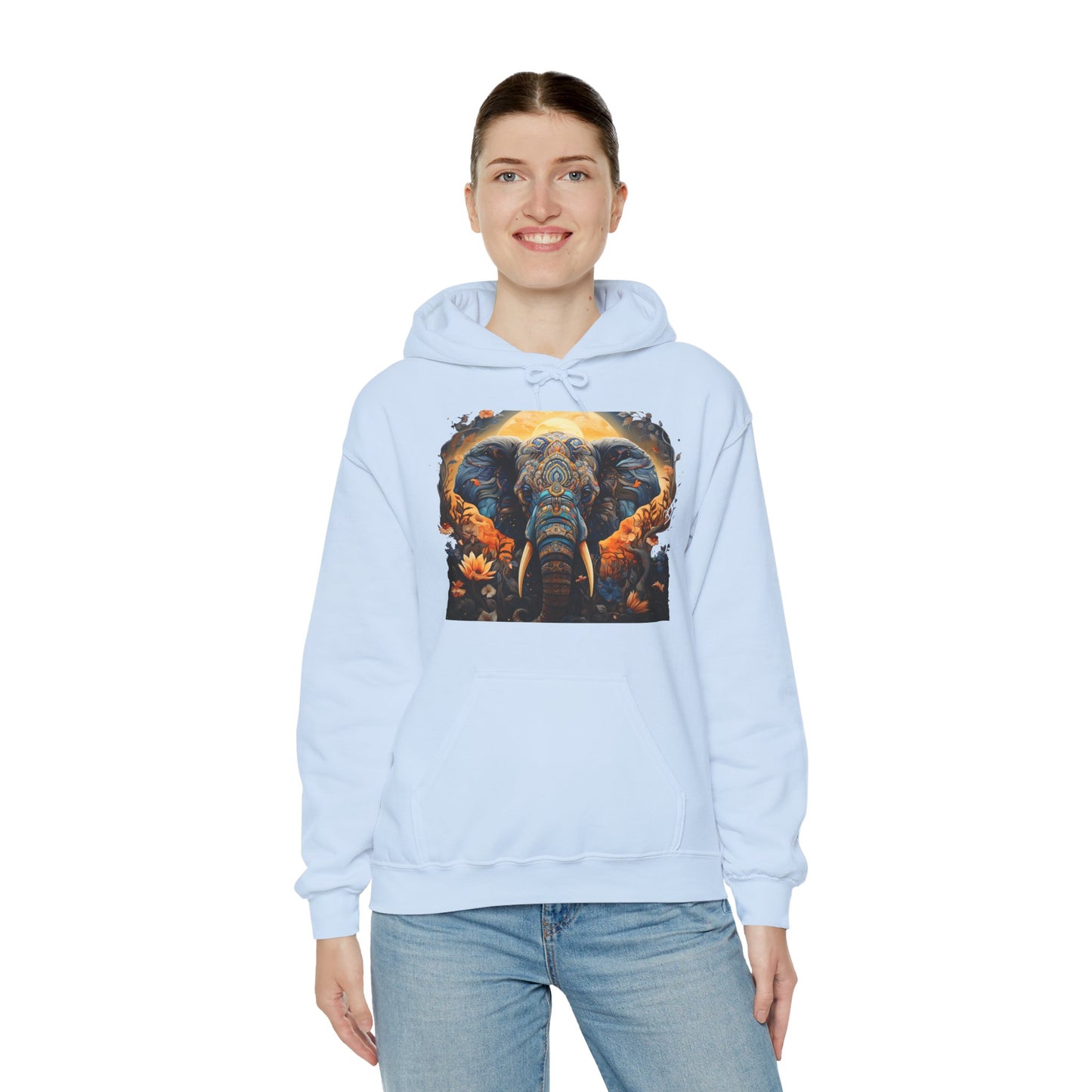 Elephant Hooded Sweatshirt