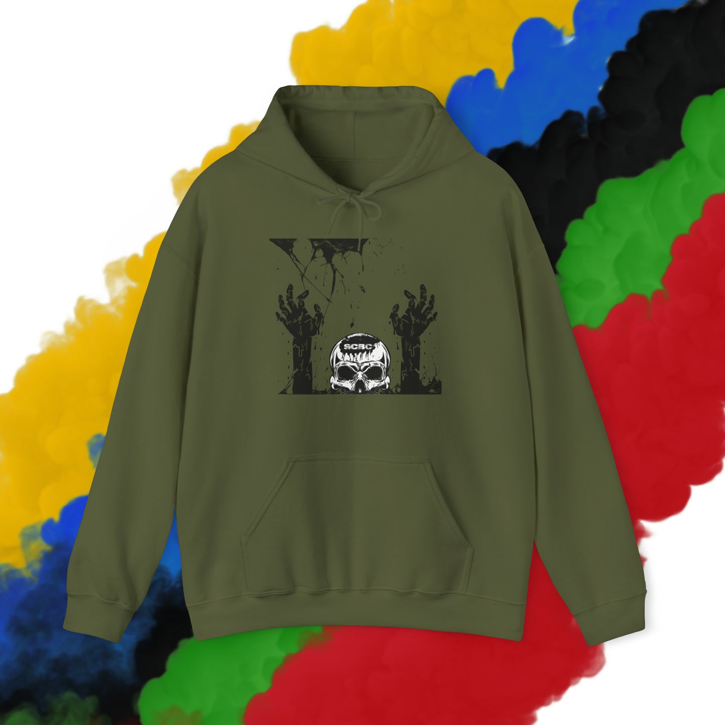 Unisex SCBC Brand Hooded Sweatshirt. Hoodie. Graphic Sweatshirt. Streetwear. Branded Sweatshirt. Original Design. Unisex Sweatshirt.