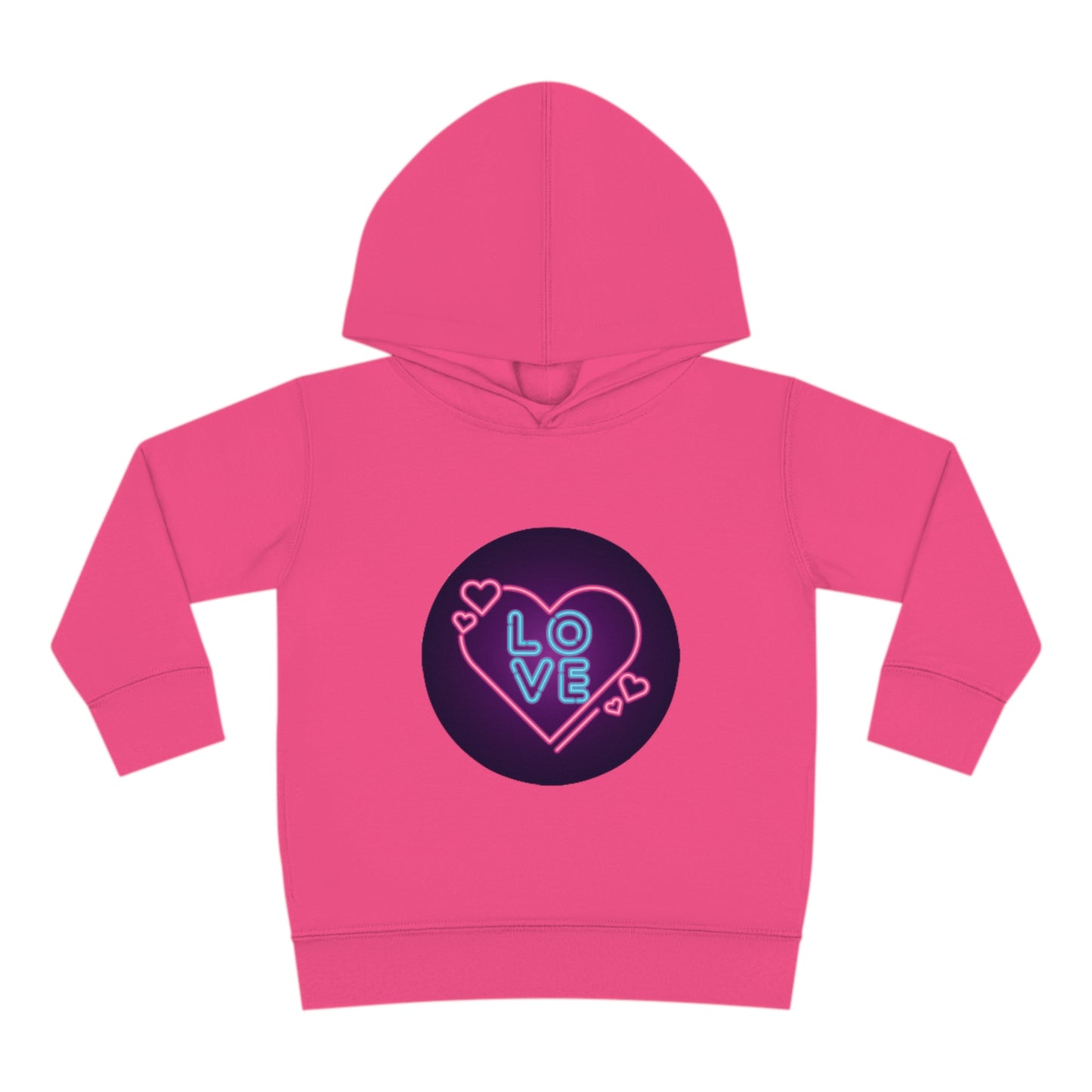 Toddler "Love Hearts"  Pullover Fleece Hoodie. Hoodie.Kids Clothes. Valentines Day. School Clothes. Pastel Colors. Gift for Kids