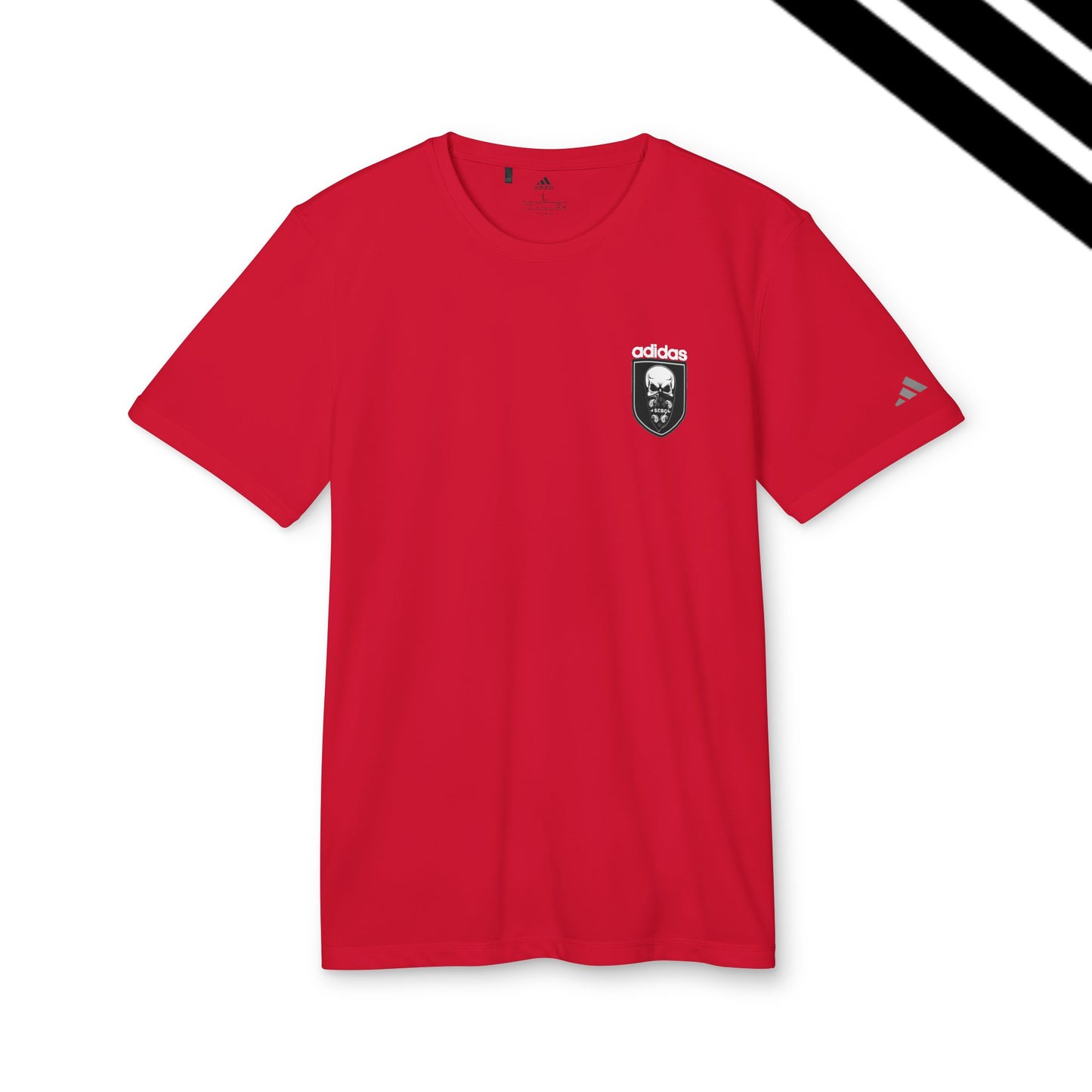 Adidas-SCBC Merge Collection. "Year 3949" Crested T-shirt. Winter Release. Adidas Shirt. Vintage Re-birth. Adidas.