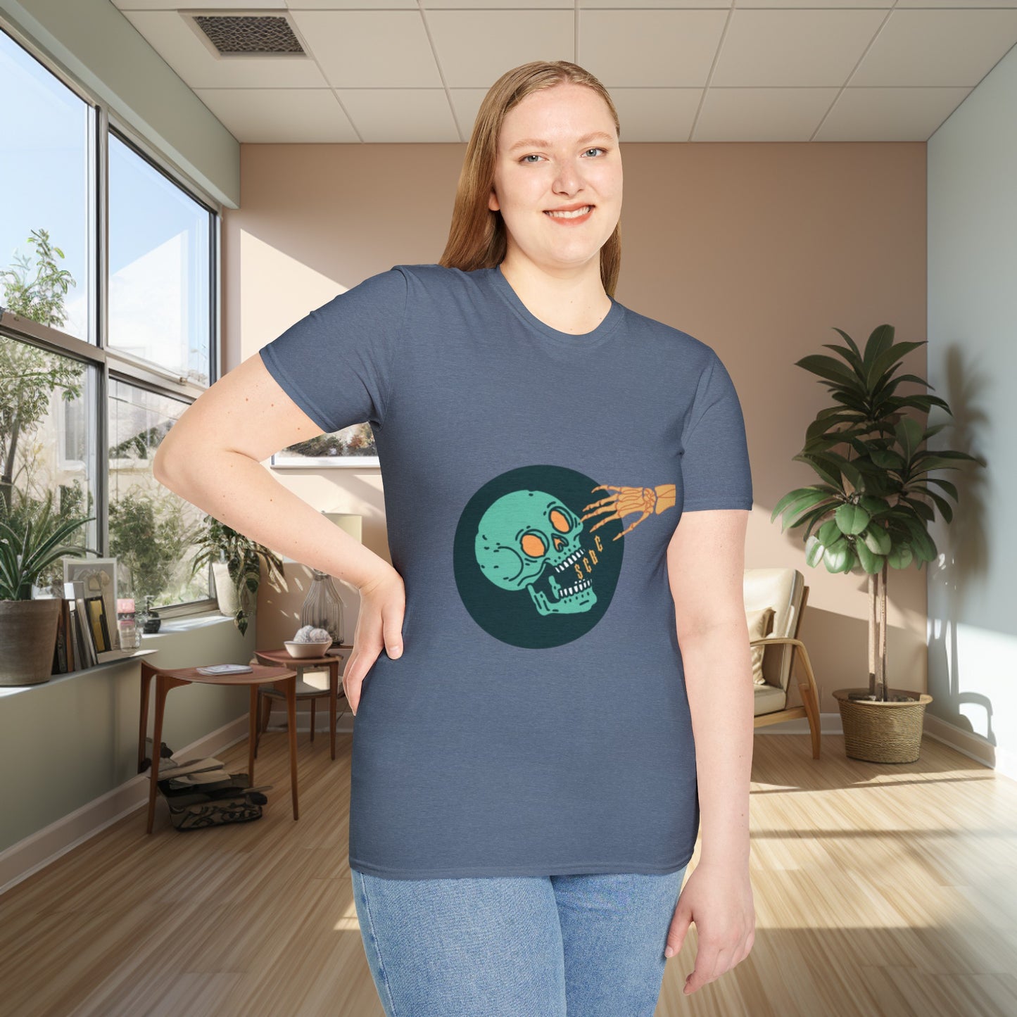 Unisex SCBC "Snack Time" Softstyle T-Shirt. Graphic T-Shirt, Streetwear, Branded T-Shirt, Original Design, Unisex T-Shirt, Birthday Gift.