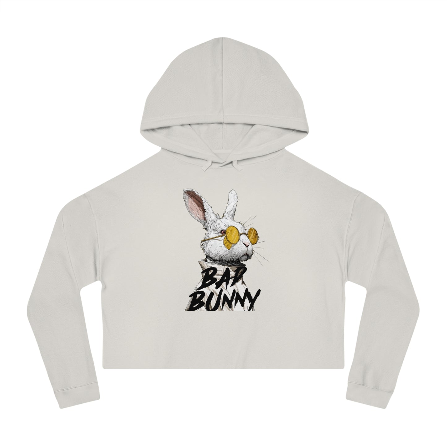 He's One Conejito Malo Superbowl Cropped Hoodie