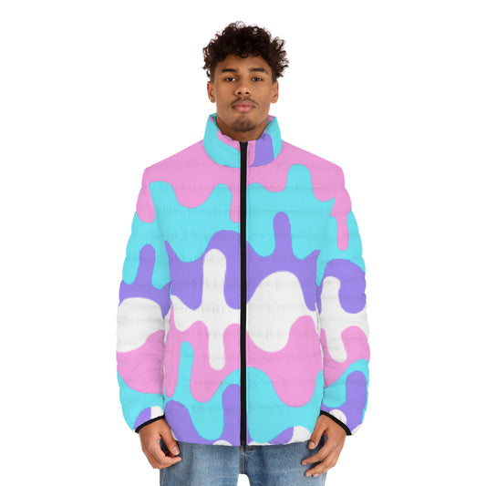 Pastel Power" Puffer Jacket