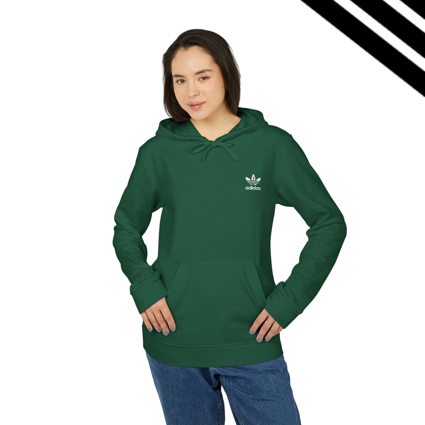 Adidas-SCBC Merge Collection. "Year 3996" Hooded Sweatshirt. Winter Release. Adidas Hoodie. Vintage Re-birth. Adidas.