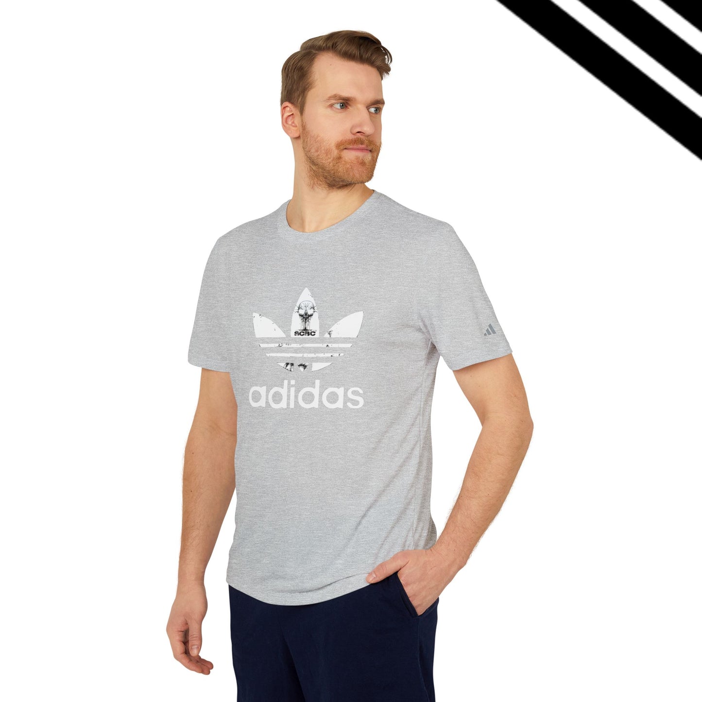 Adidas-SCBC Merge Collection. "Year 3996" T-shirt. Winter Release. Adidas T-shirt. Vintage Re-birth. Adidas.