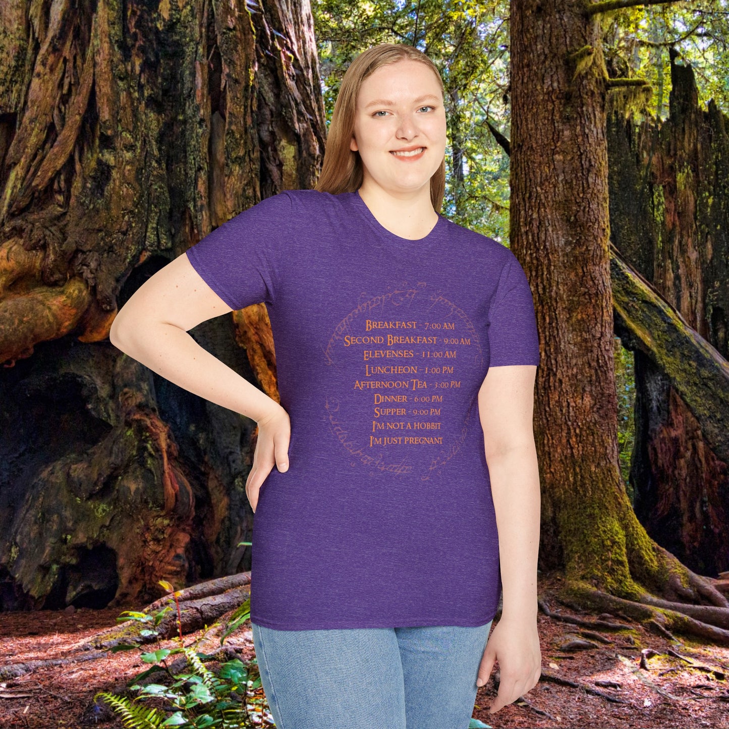 Unisex SCBC "Hungry Mama" Softstyle T-Shirt. Pregnancy Clothes. Maternity Shirt. Baby Shower Gift. Gift For Her. Graphic T-Shirt