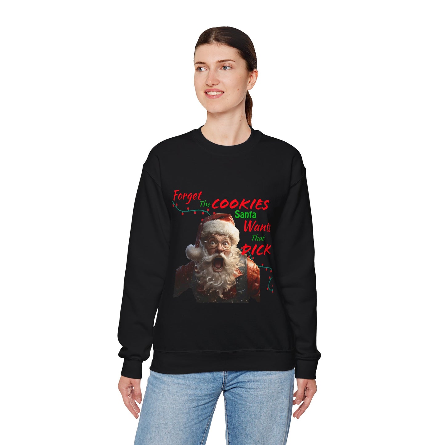 Frisky Santa Sweatshirt