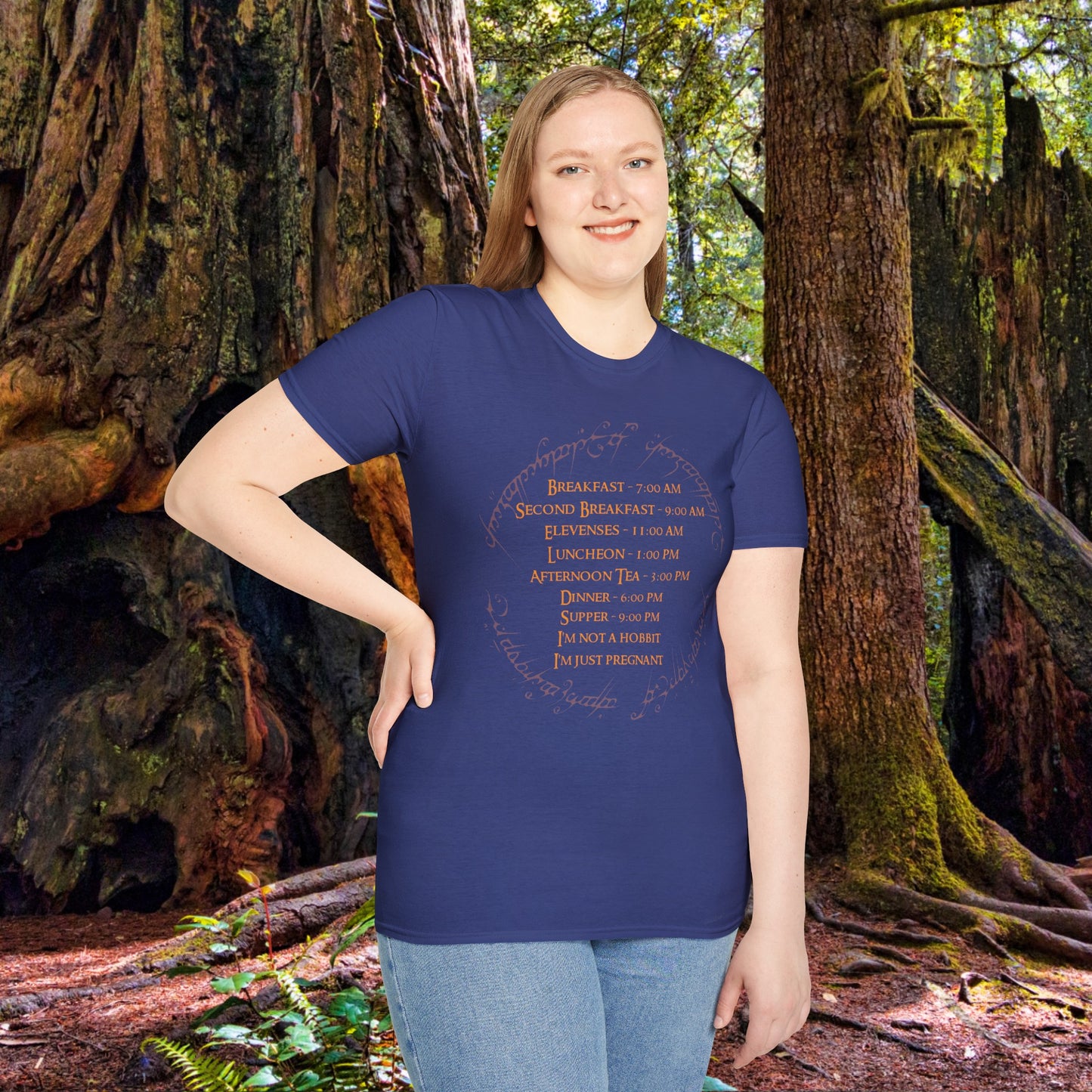 Unisex SCBC "Hungry Mama" Softstyle T-Shirt. Pregnancy Clothes. Maternity Shirt. Baby Shower Gift. Gift For Her. Graphic T-Shirt