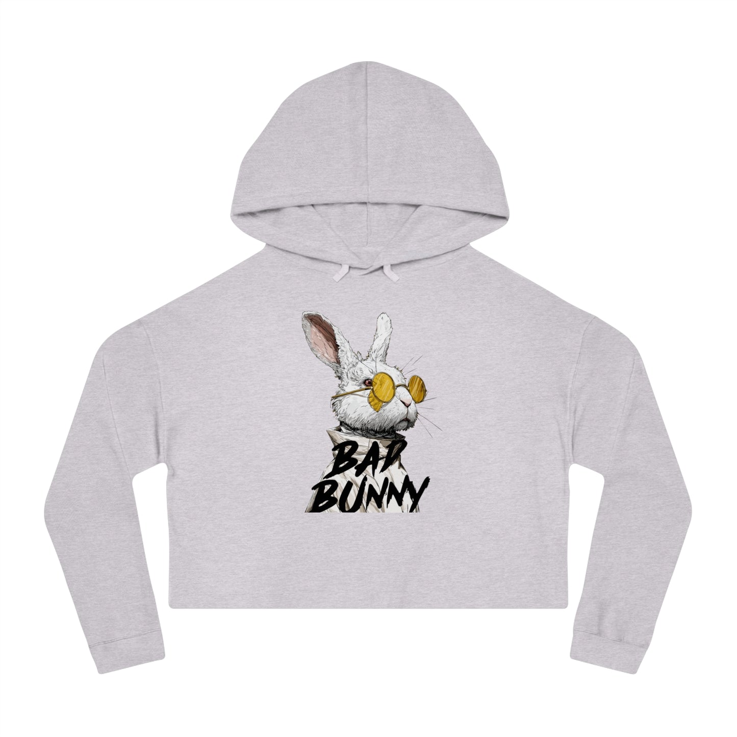 He's One Conejito Malo Superbowl Cropped Hoodie