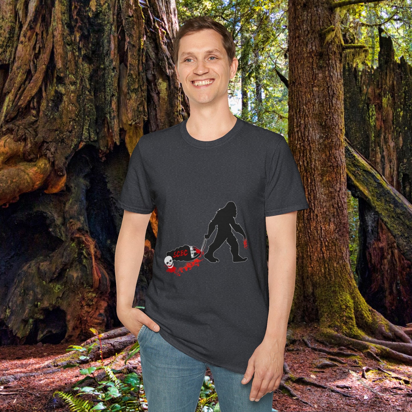 Unisex SCBC Brand soft-style T-shirt. Graphic T-Shirt. Streetwear. Branded T-Shirt. Original Design. Unisex T-Shirt. Birthday Gift.