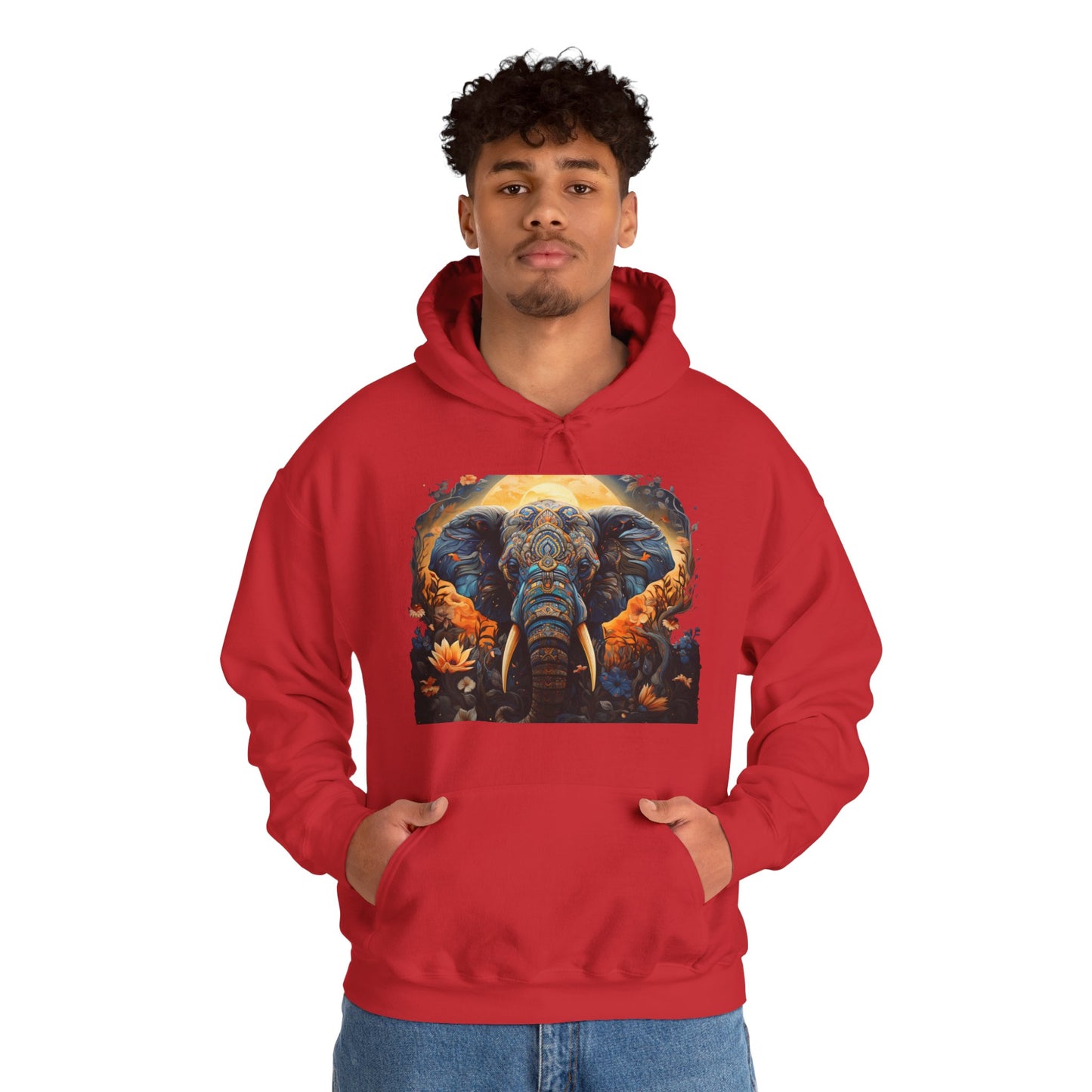 Elephant Hooded Sweatshirt
