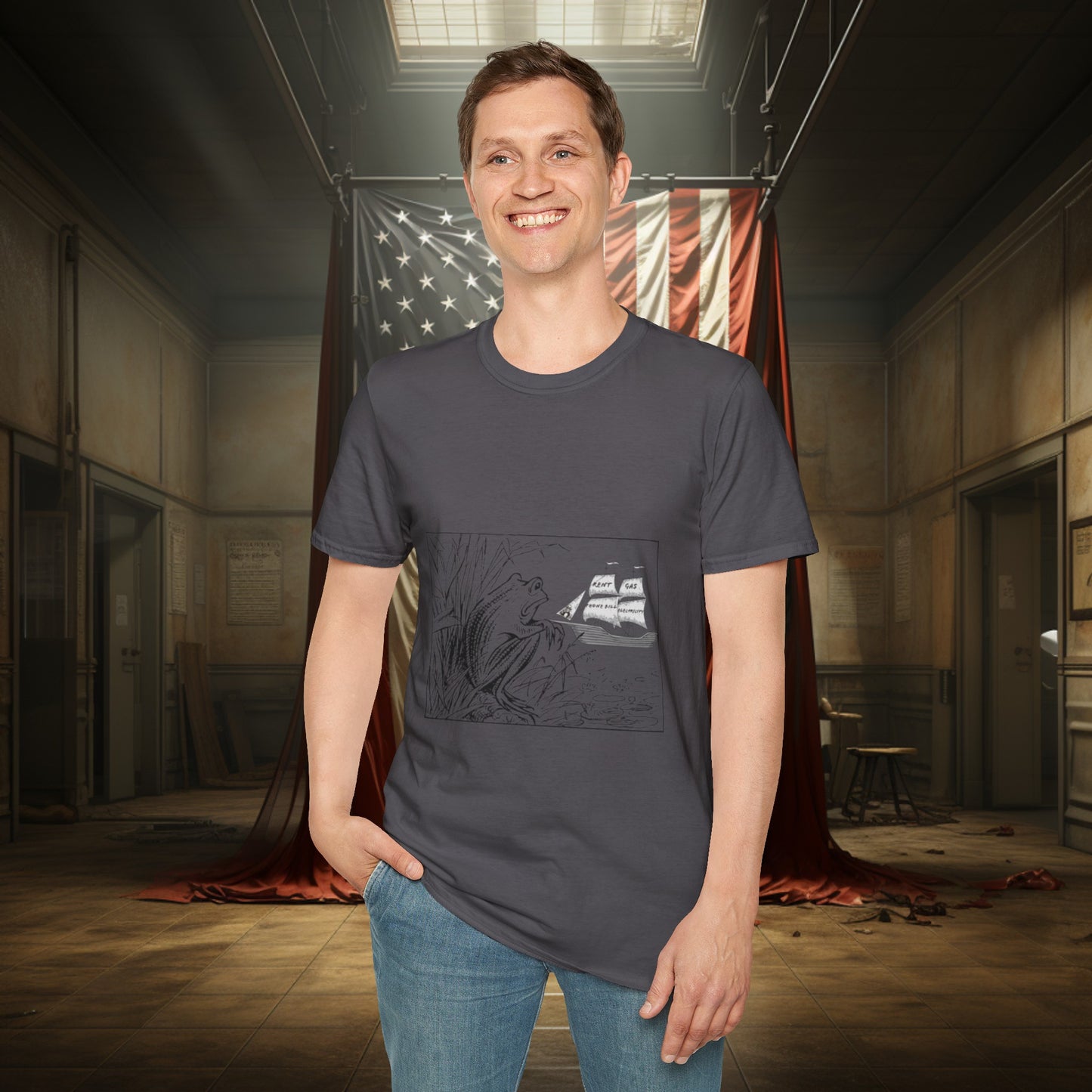 Unisex SCBC "Citizen" Cotton Ringer T-Shirt. Graphic T-Shirt, Streetwear, Branded T-Shirt, Original Design, Unisex, Adulting, Funny Shirt.