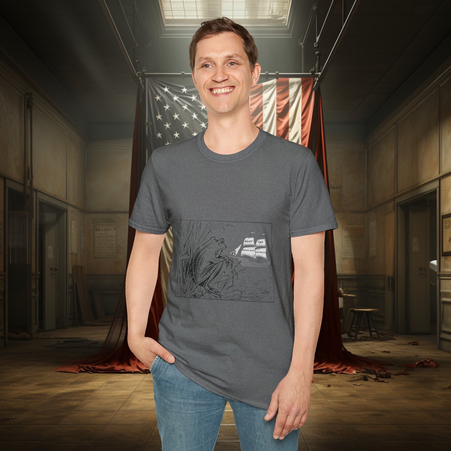 Unisex SCBC "Citizen" Cotton Ringer T-Shirt. Graphic T-Shirt, Streetwear, Branded T-Shirt, Original Design, Unisex, Adulting, Funny Shirt.