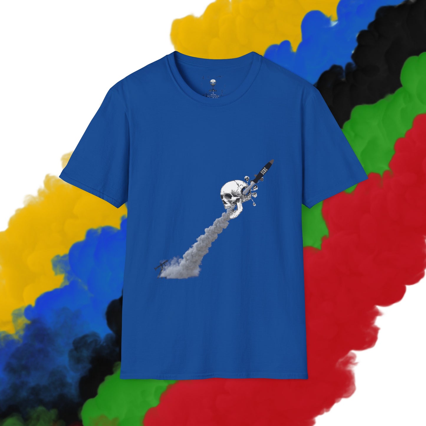 Unisex "Skull Invasion"  Soft-style T-Shirt. Graphic T-Shirt, Streetwear, Branded T-Shirt, Original Design, Unisex T-Shirt, Birthday Gift