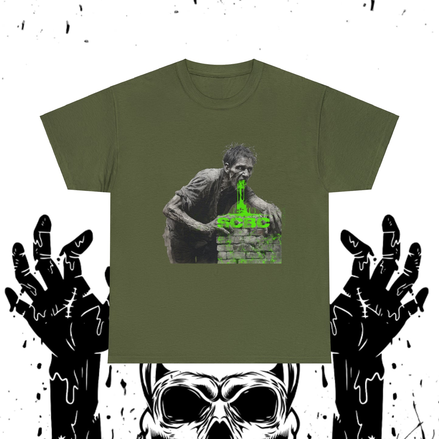 Unisex SCBC Brand Heavy Cotton Tee. Graphic T-Shirt. Streetwear. Branded T-Shirt. Original Design. Unisex T-Shirt. Birthday Gift.