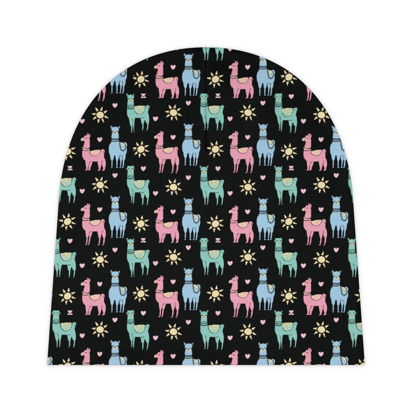 Llama Lovin' Mama Baby Beanie