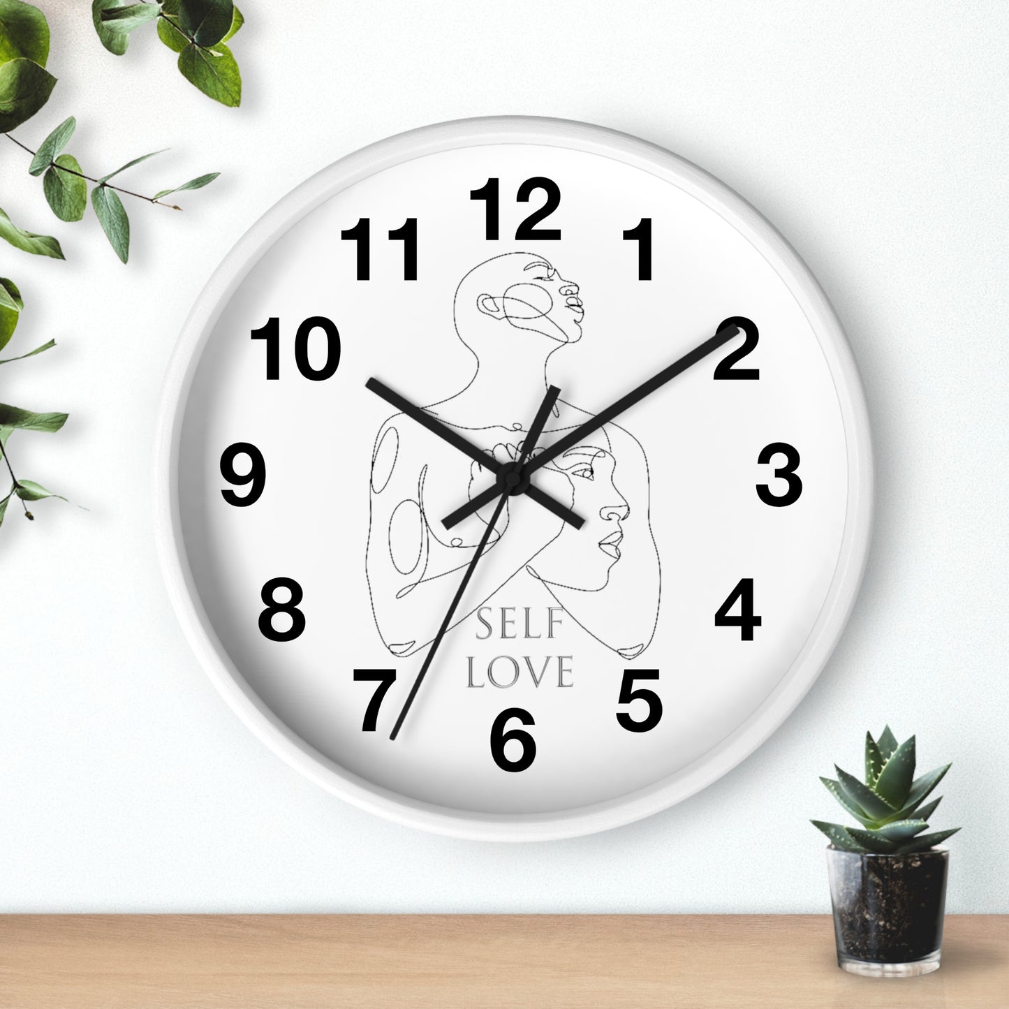 Self Love Wall Clock. Positive Affirmation. Mental Health Awareness. Home Decor. Wall Clock. Housewarming Gift. Christmas Gift Gift for Kids