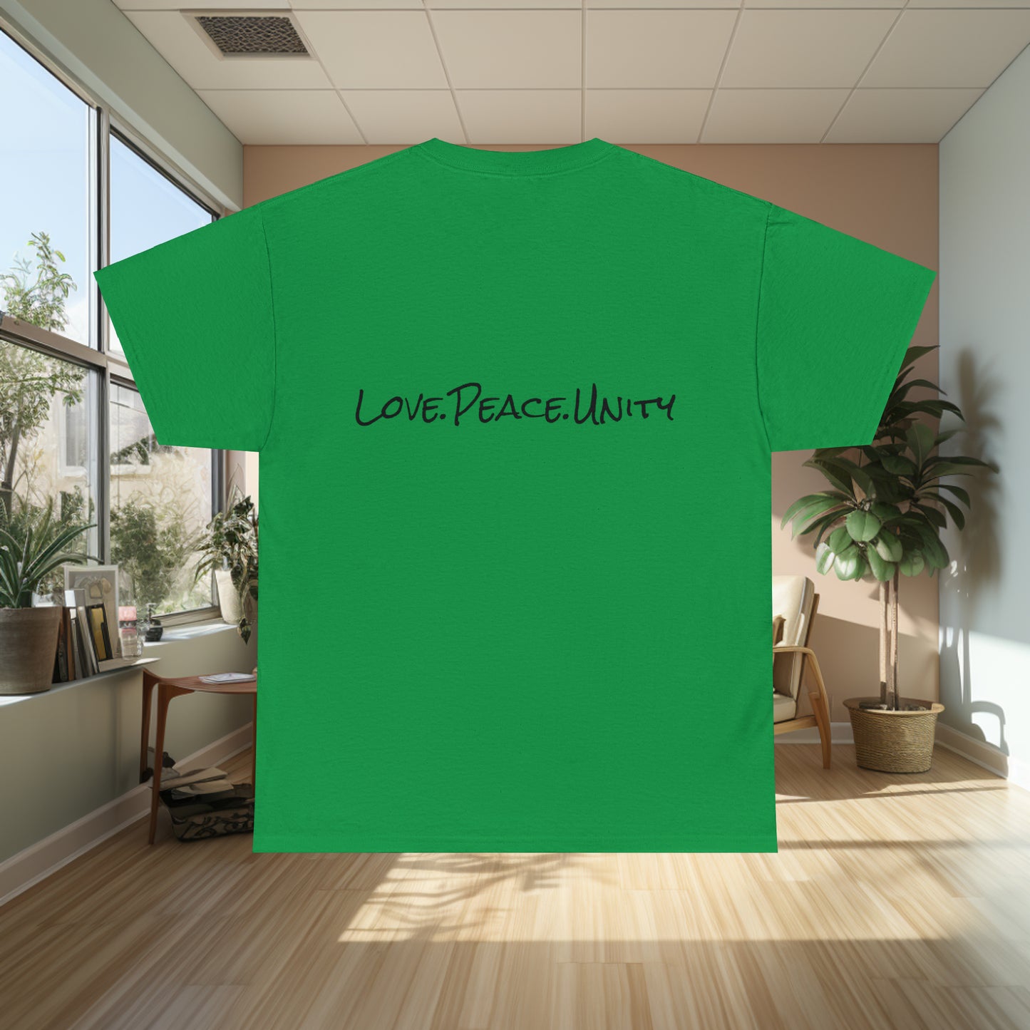 Unisex Peace In The Middle East Heavy Cotton Tee. T-Shirt. Streetwear. Peace Shirt. Palestine. Israel. Unisex. Gift For Him. Gift For Her.