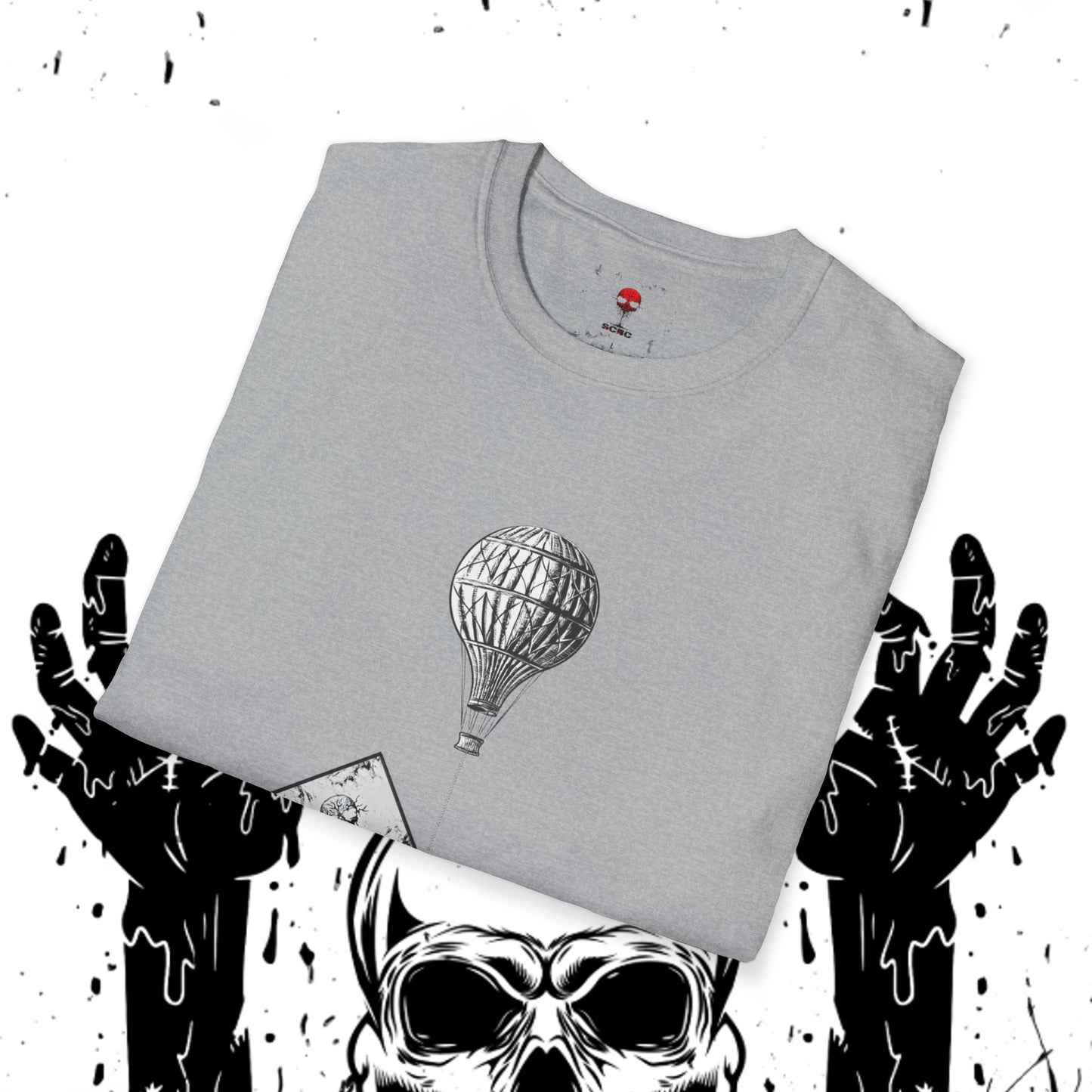 Unisex Soft-Style SCBC Brand Heavy Cotton Tee. Graphic T-Shirt. Streetwear. Branded T-Shirt. Original Design. Unisex T-Shirt. Birthday Gift.