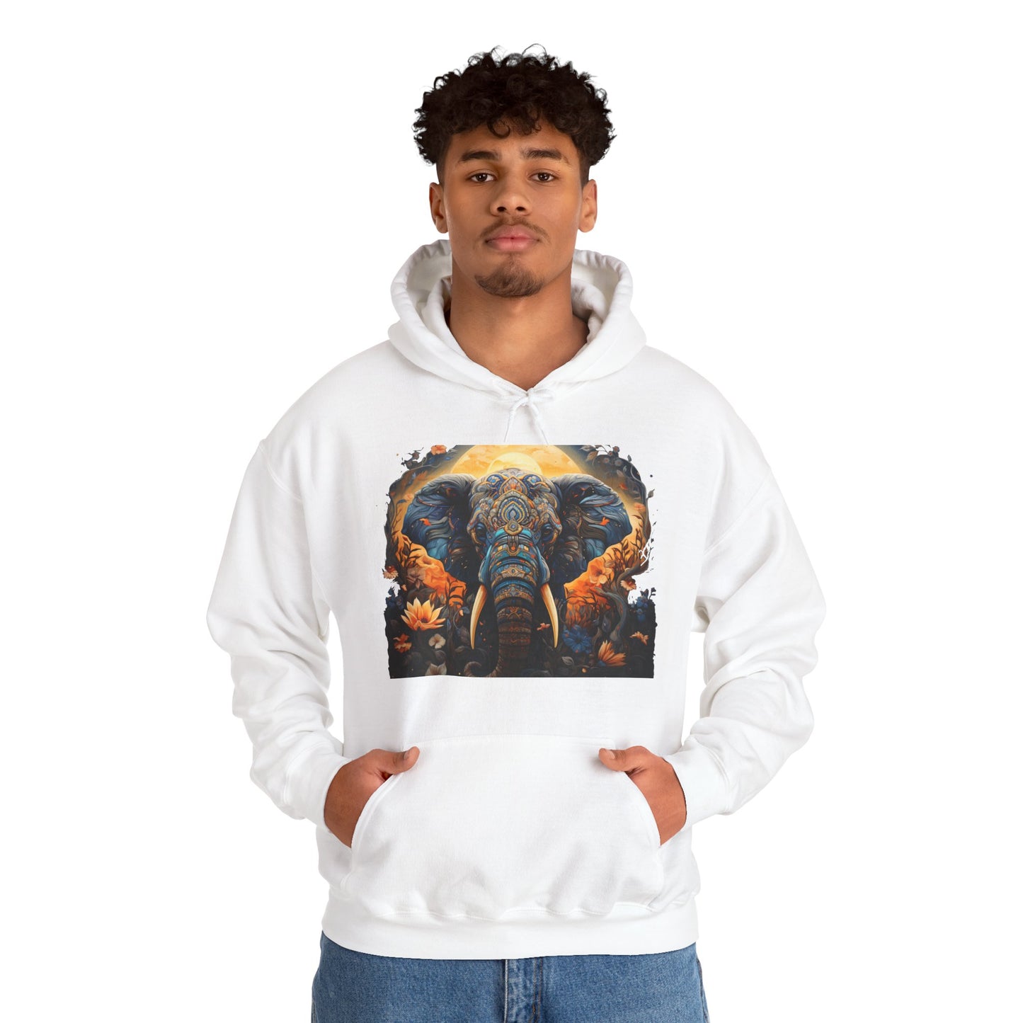Elephant Hooded Sweatshirt