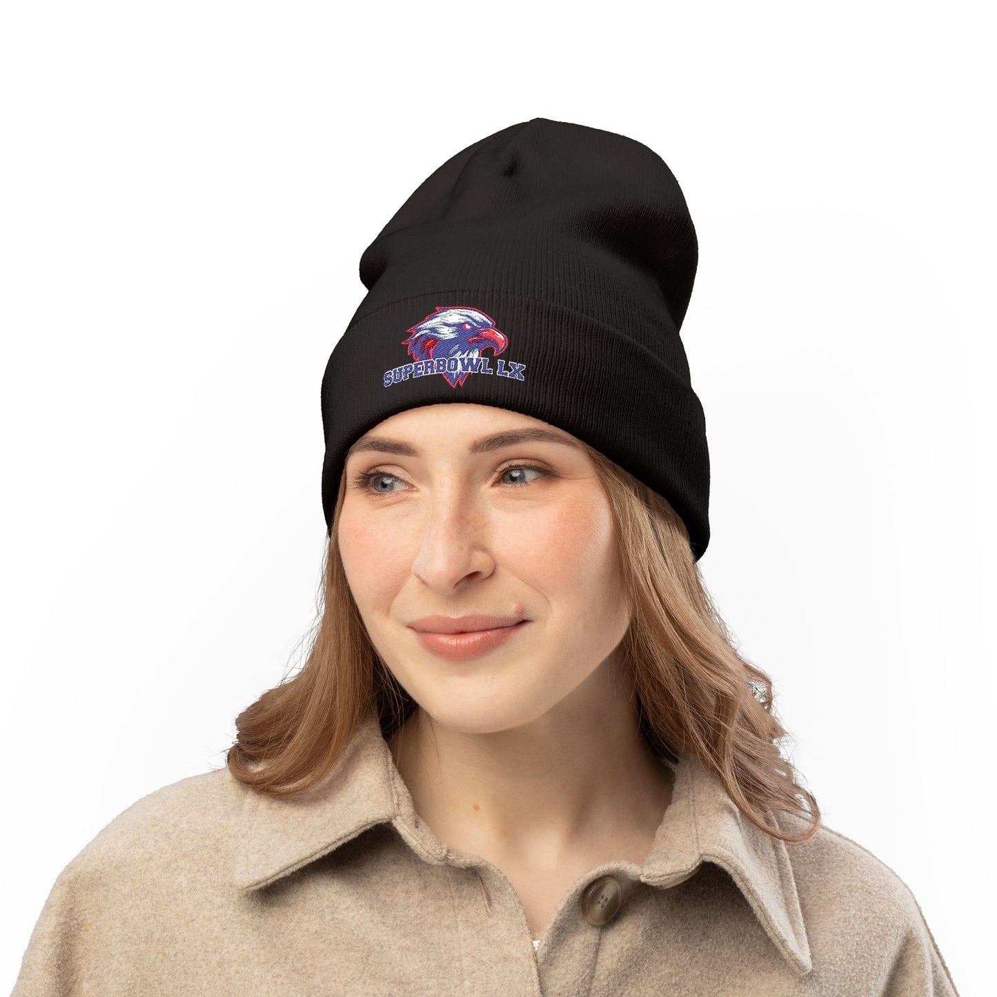 Patriots Superbowl LX Knit Beanie