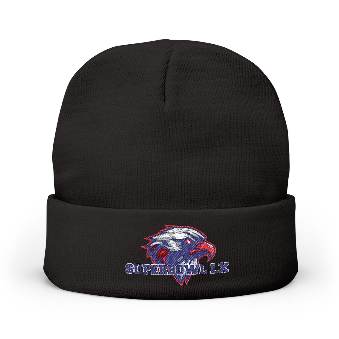 Patriots Superbowl LX Knit Beanie