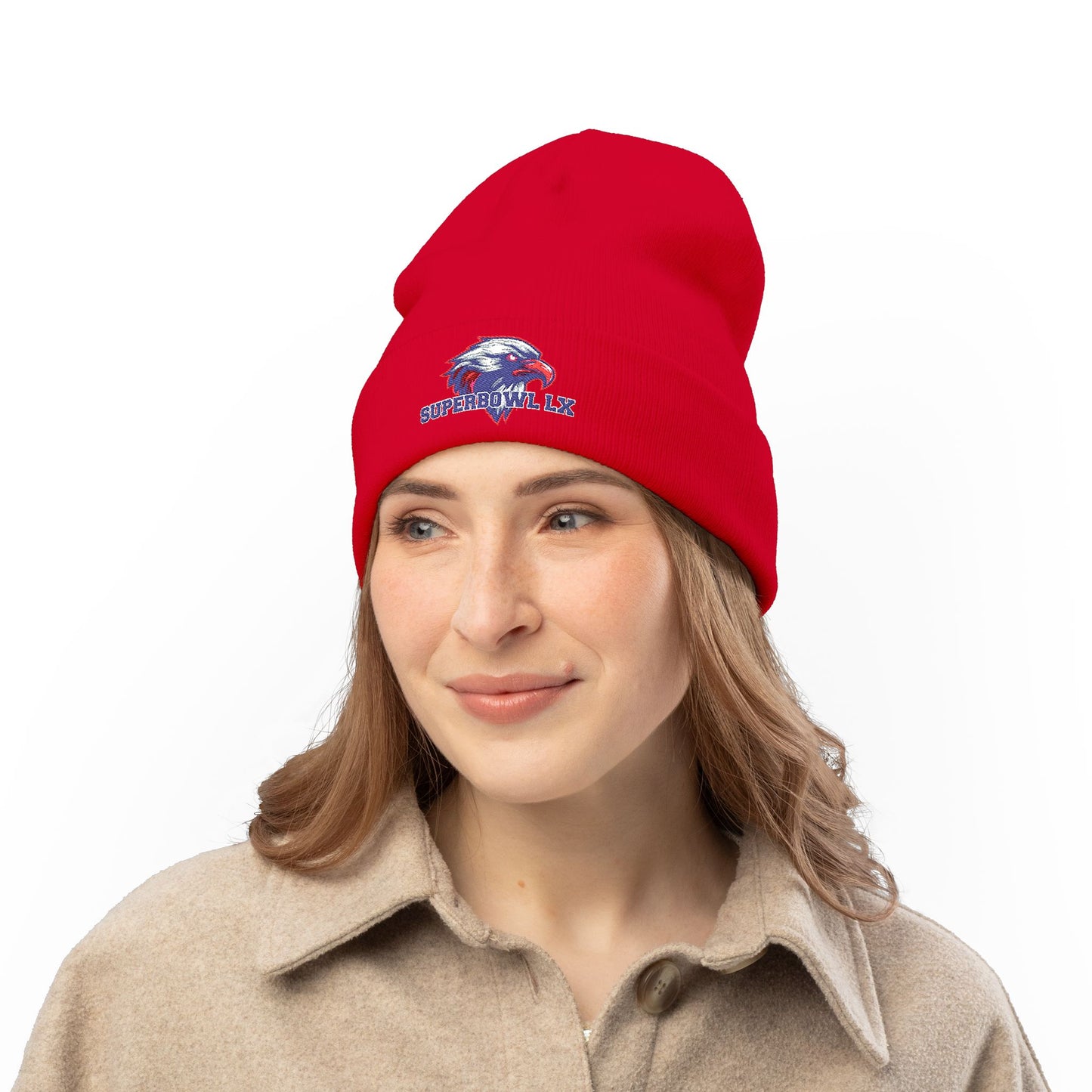 Patriots Superbowl LX Knit Beanie