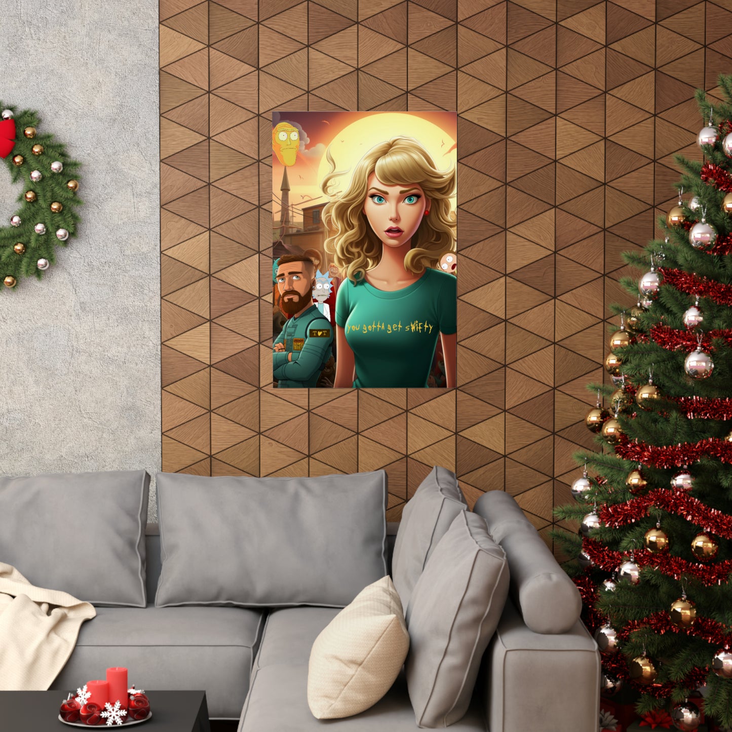 You Gotta Get "Swifty!" Matte Vertical Posters. Taylor Swift Poster. Rick & Morty Poster. Taylor Swift Fan Art. Swifties. Eras Tour Poster