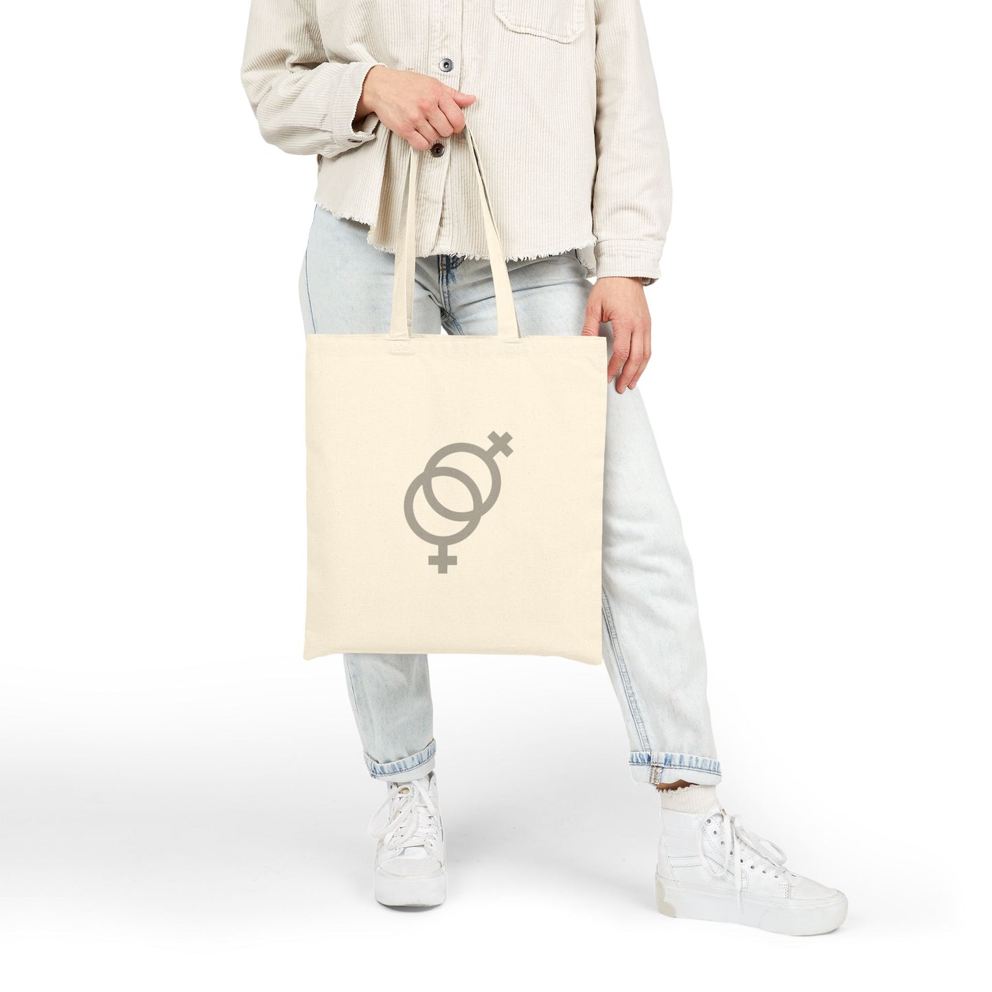 Lady Love Canvas Tote Bag