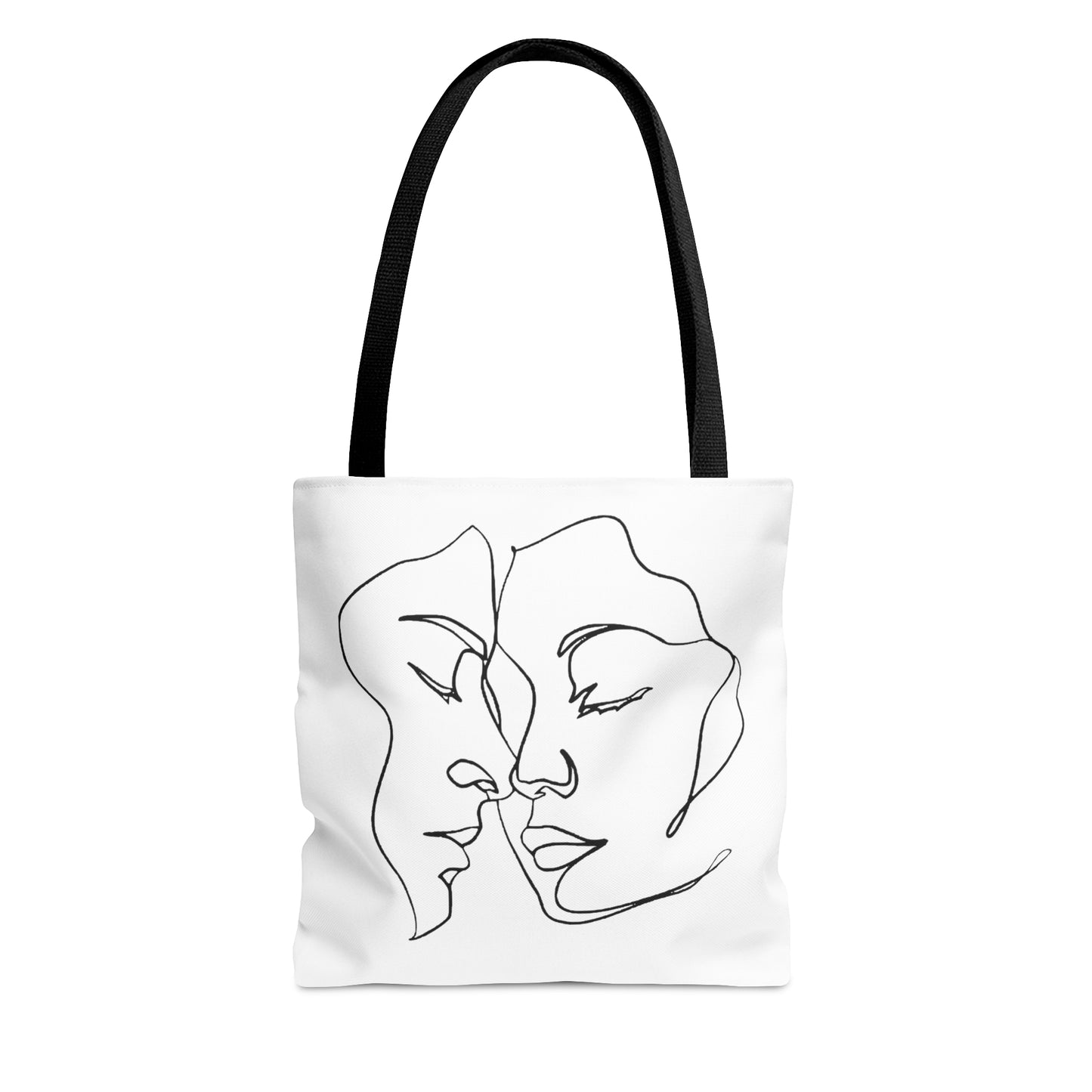 Love is Love Tote Bag (AOP). Tote Bag. Green Bag. Everyday Use Bag. Gift For Her. Gift For Him. Anniversary Gift. Gift For Couples.