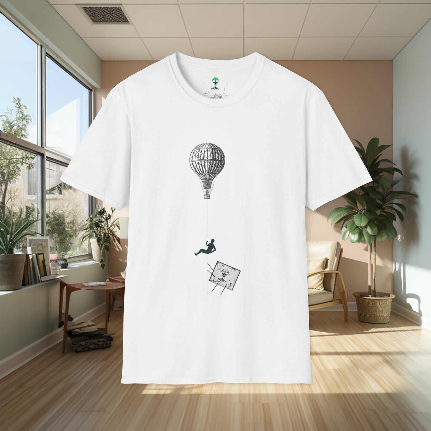 Unisex Soft-Style SCBC Brand Heavy Cotton Tee. Graphic T-Shirt. Streetwear. Branded T-Shirt. Original Design. Unisex T-Shirt. Birthday Gift.