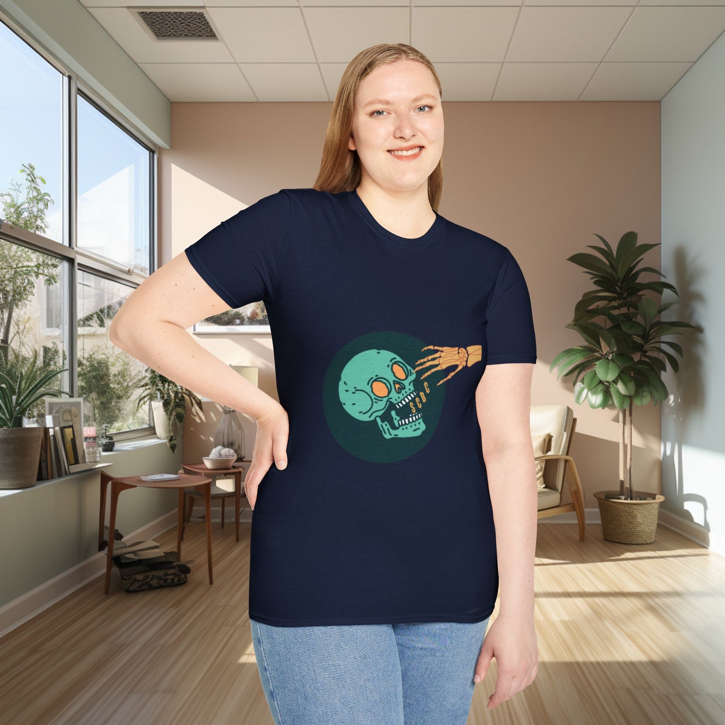 Unisex SCBC "Snack Time" Softstyle T-Shirt. Graphic T-Shirt, Streetwear, Branded T-Shirt, Original Design, Unisex T-Shirt, Birthday Gift.