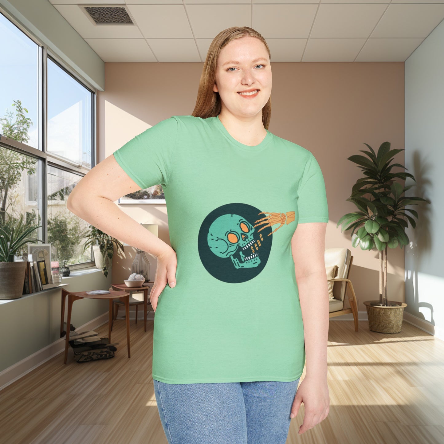 Unisex SCBC "Snack Time" Softstyle T-Shirt. Graphic T-Shirt, Streetwear, Branded T-Shirt, Original Design, Unisex T-Shirt, Birthday Gift.