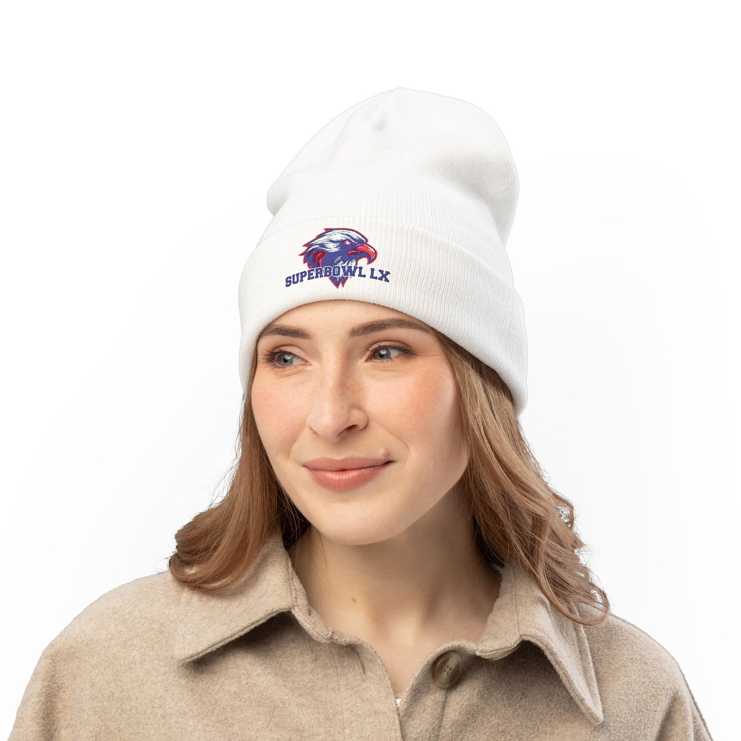Patriots Superbowl LX Knit Beanie