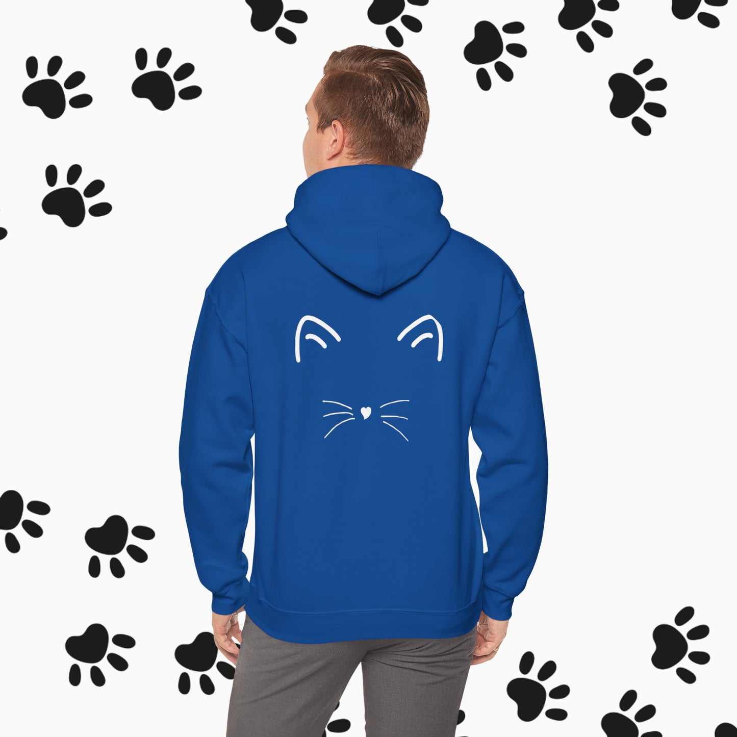 Unisex "Cat Definition" Heavy Blend™ Hooded Sweatshirt. Hoodie. Hooded Sweatshirt. Sweater. Streetwear. Cat Lover. Cat Dad. Animal Lover.