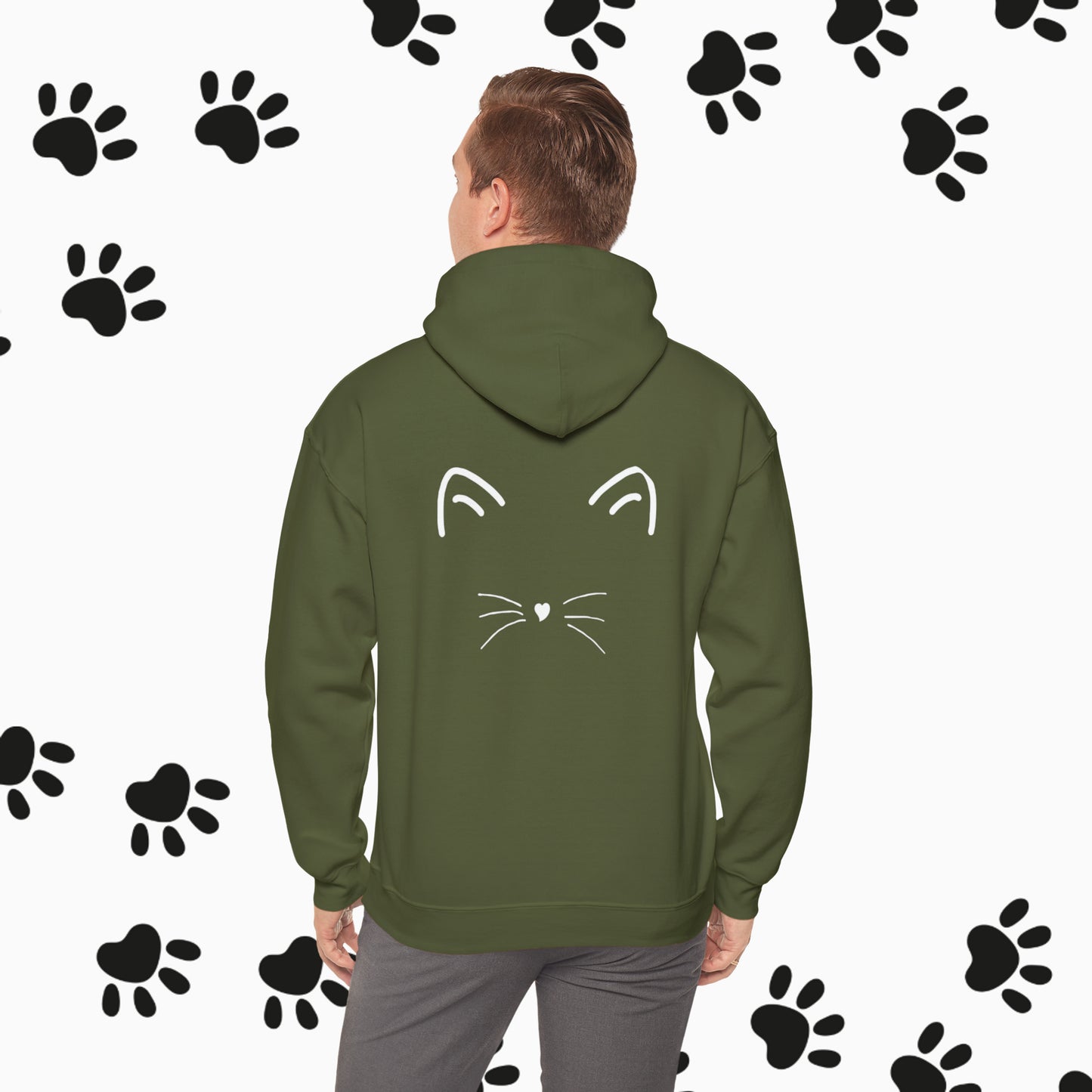 Unisex "Cat Definition" Heavy Blend™ Hooded Sweatshirt. Hoodie. Hooded Sweatshirt. Sweater. Streetwear. Cat Lover. Cat Dad. Animal Lover.