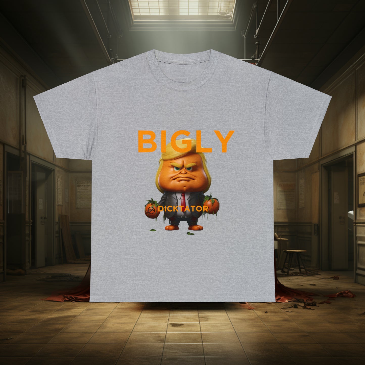 Unisex "Dicktator Trump" Heavy Cotton Tee. 2024 Election. Donald Trump. Election. Voting. America. Trump. Unisex. Trump Shirt.