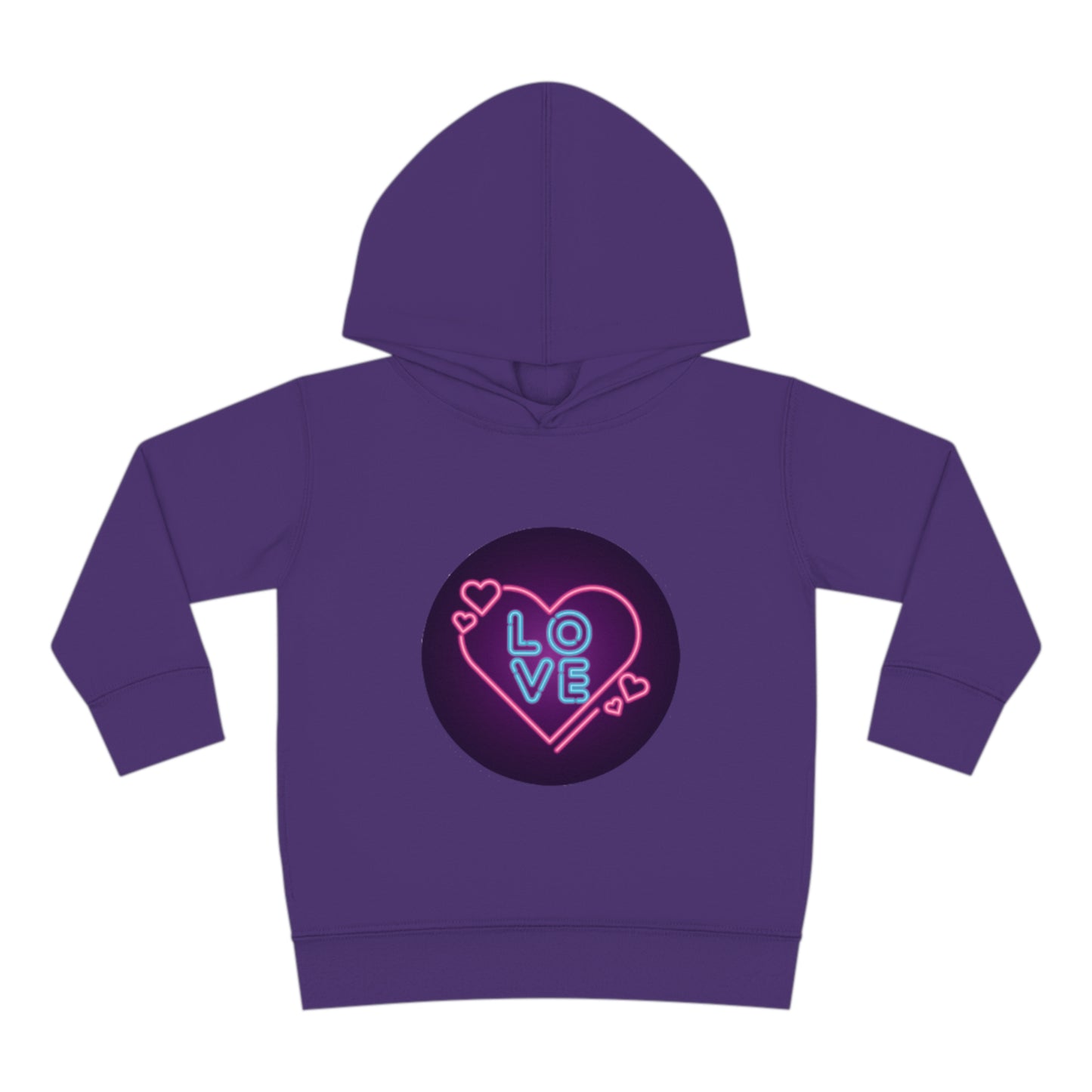 Toddler "Love Hearts"  Pullover Fleece Hoodie. Hoodie.Kids Clothes. Valentines Day. School Clothes. Pastel Colors. Gift for Kids