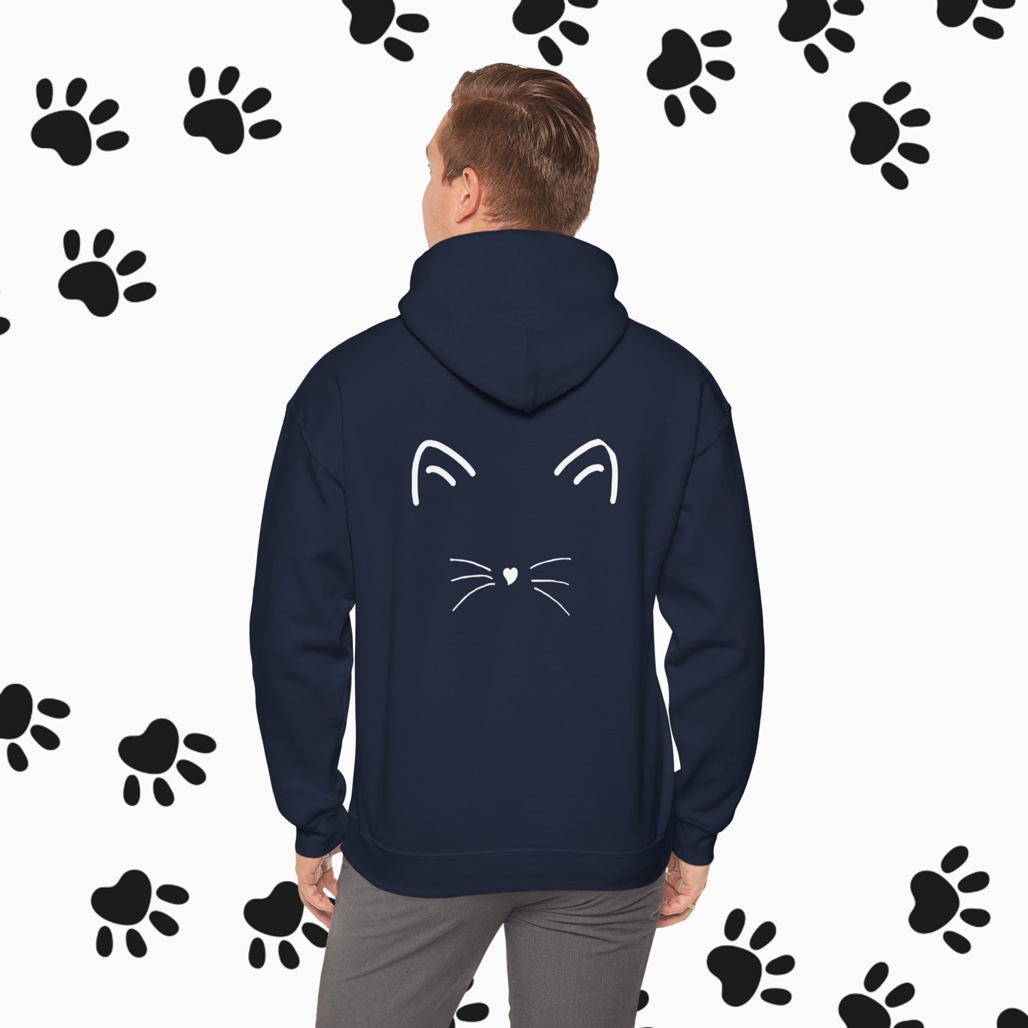 Unisex "Cat Definition" Heavy Blend™ Hooded Sweatshirt. Hoodie. Hooded Sweatshirt. Sweater. Streetwear. Cat Lover. Cat Dad. Animal Lover.