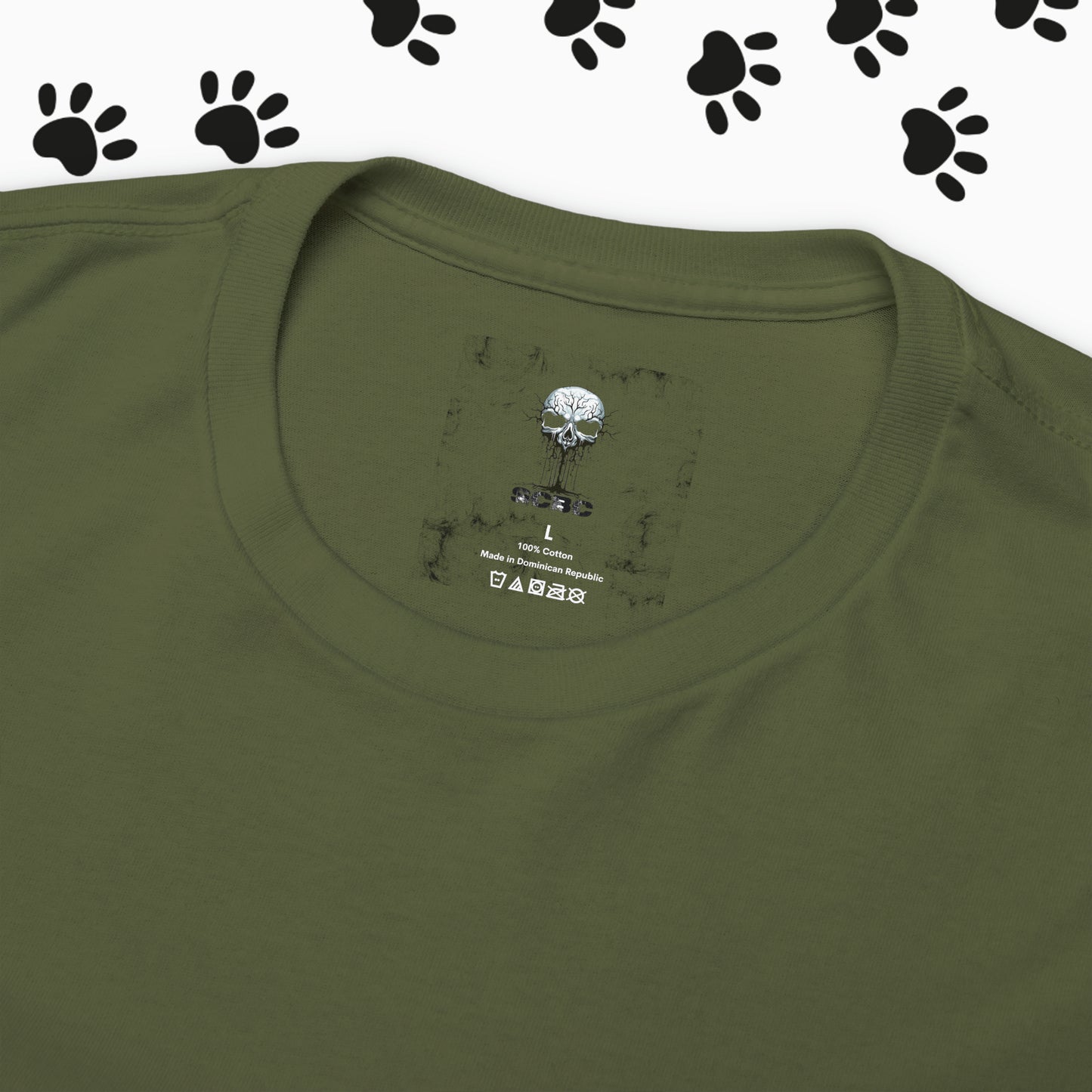 Unisex "Pup Cup" Heavy Cotton Tee. Unisex, Dog Lover, Dog Mom, Dog Dad, Birthday Gift, Funny Shirt, Gift For Dog Owner.