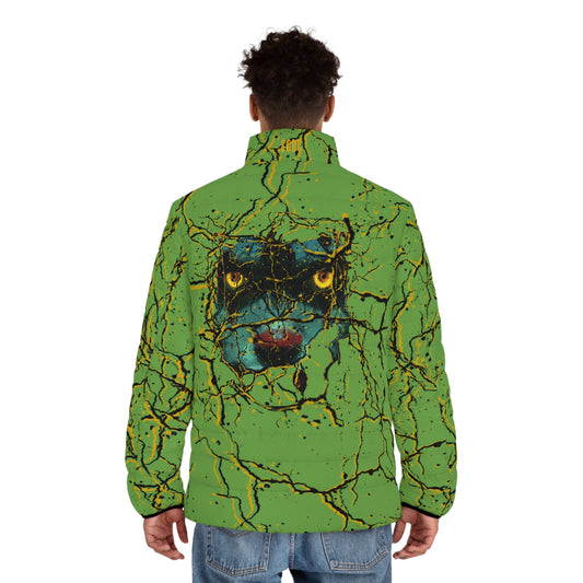 Face Crack Puffer Jacket