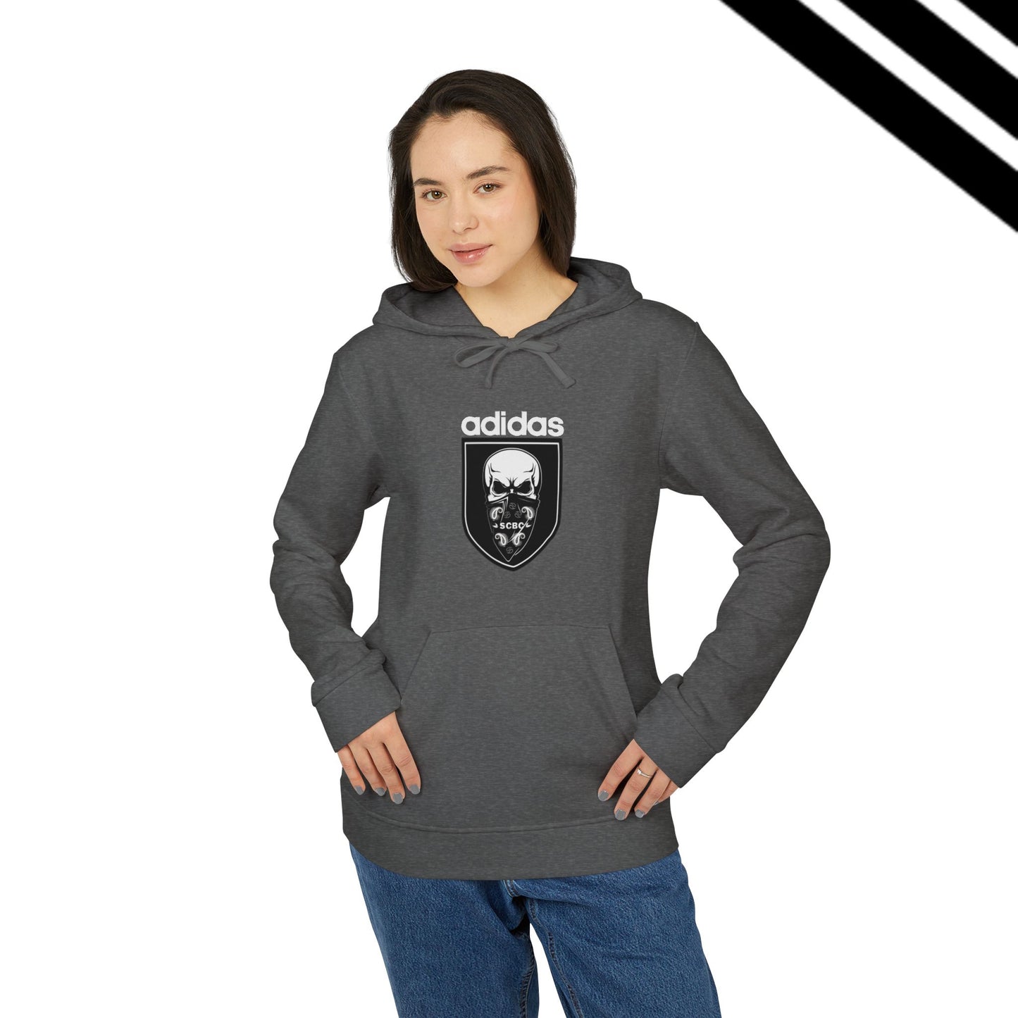 Adidas-SCBC Merge Collection. "Year 3949" Hooded Sweatshirt. Winter Release. Adidas Hoodie. Vintage Re-birth. Adidas.